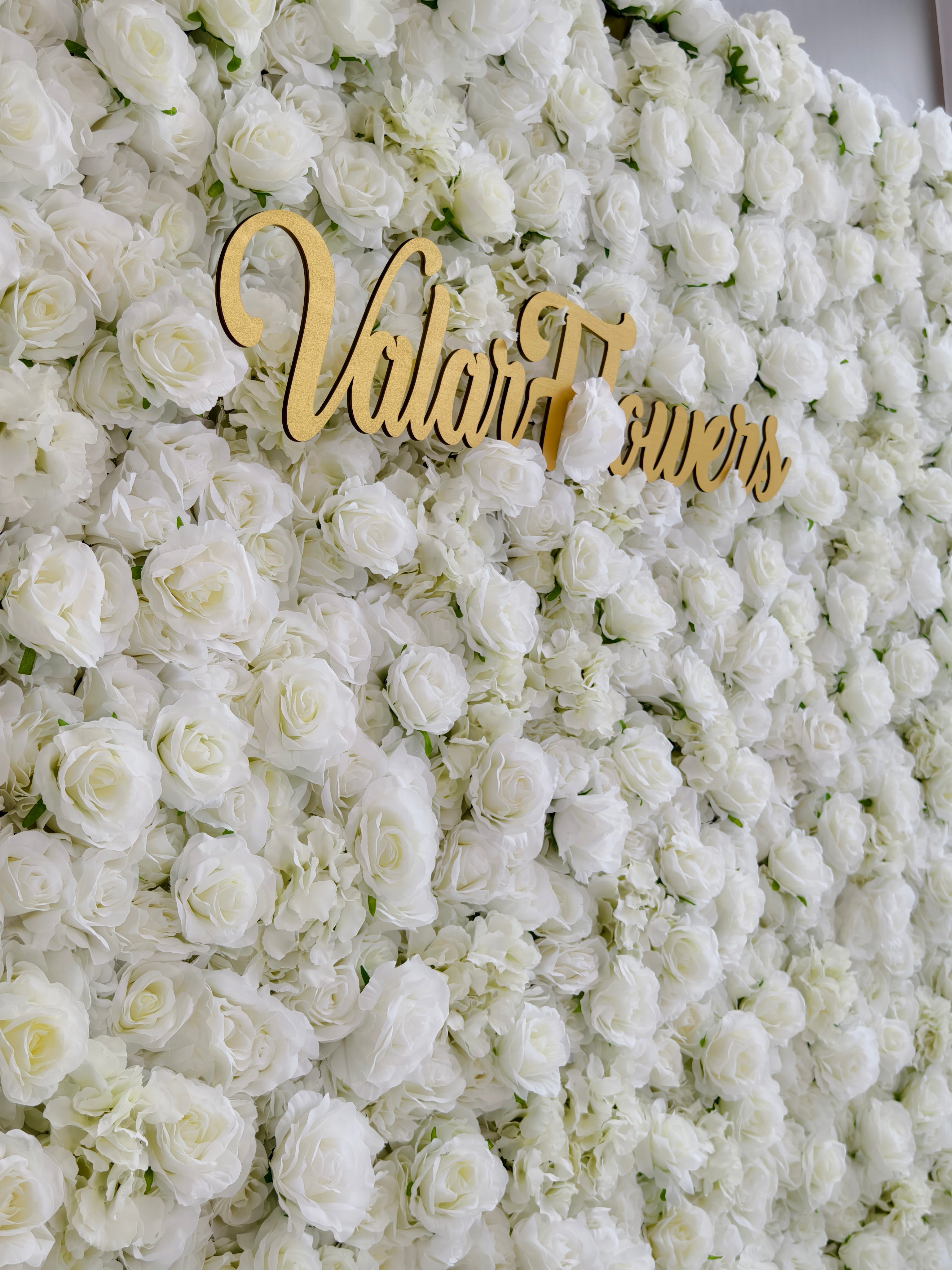 Valar Flowers Roll Up Fabric Artificial Flower Wall Wedding Backdrop, Floral Party Decor, Event Photography-VF-100