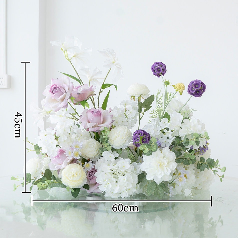 결혼식 장식 인조 꽃 장식, 수제 결혼식 소품, 야외 결혼식 통로, 무대 장식 및 꽃 볼 장식을 위한 인조 꽃 TF-110