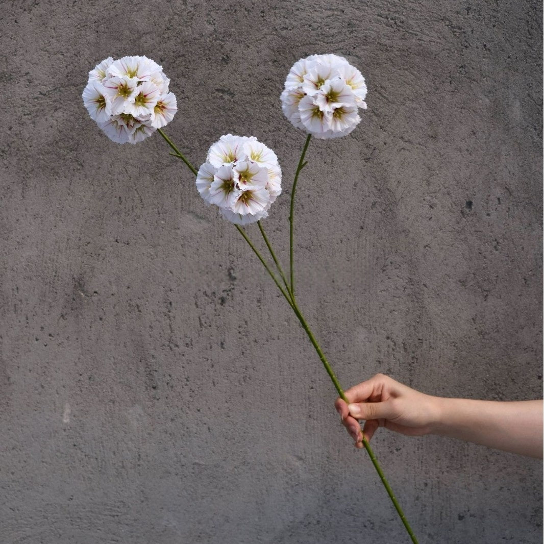 Valar Flower Dreamy Lollipop Hydrangea – Faux Windmill Bloom Stems for