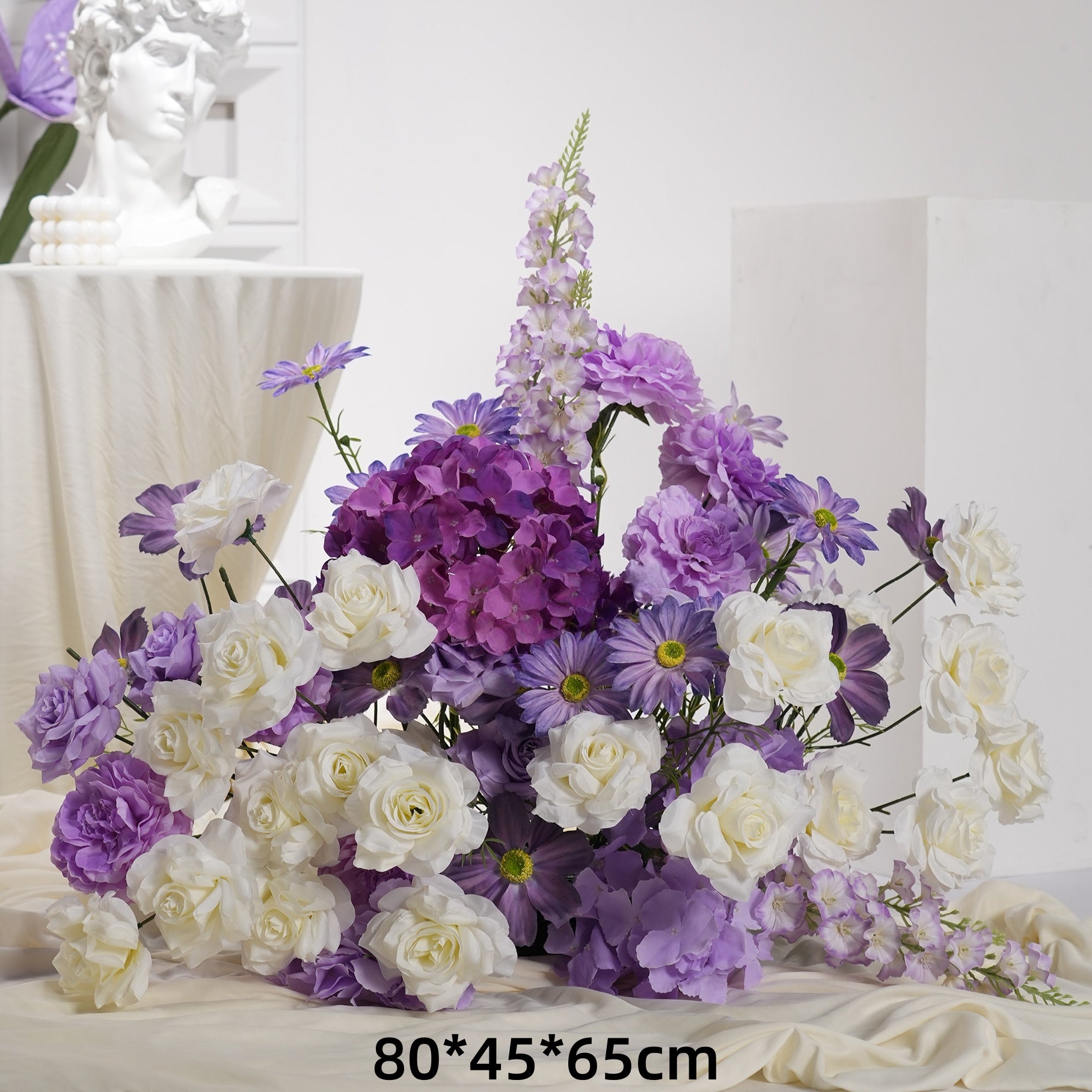 결혼식 장식 인조 꽃 장식, 수제 결혼식 소품, 야외 결혼식 통로, 무대 장식 및 꽃 볼 장식을 위한 인조 꽃 TF-110