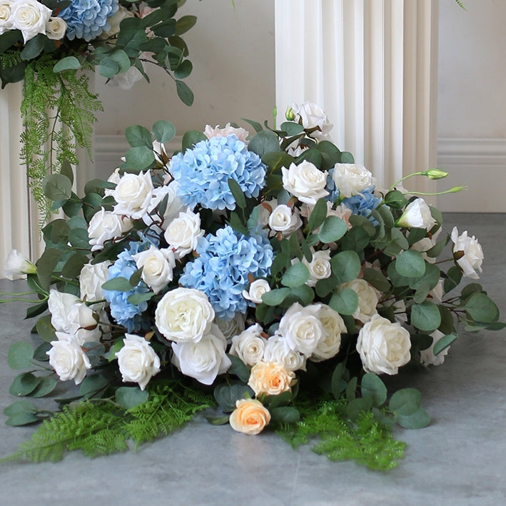 Wedding Floral Decoration Artificial Flower Ball Event Prop for Banquets, Hotels, Main Table, T-stage Aisle Arrangements, and Elegant Faux Flower Displays FA-232