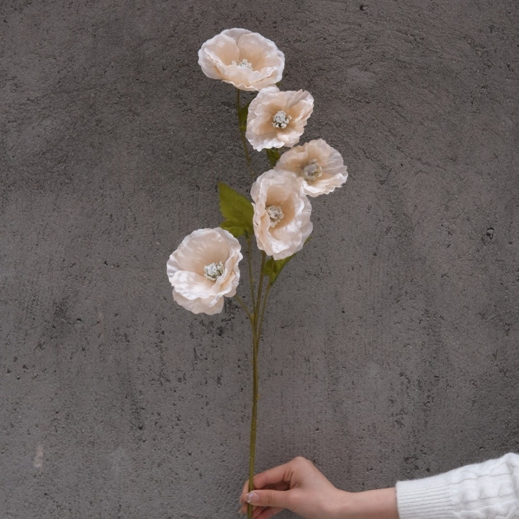 Conjunto de Flores Artificiales Negras y Rosas – Decoración Moderna para Fondo de Fiesta de Cumpleaños con Arreglo Floral Falso FA-255