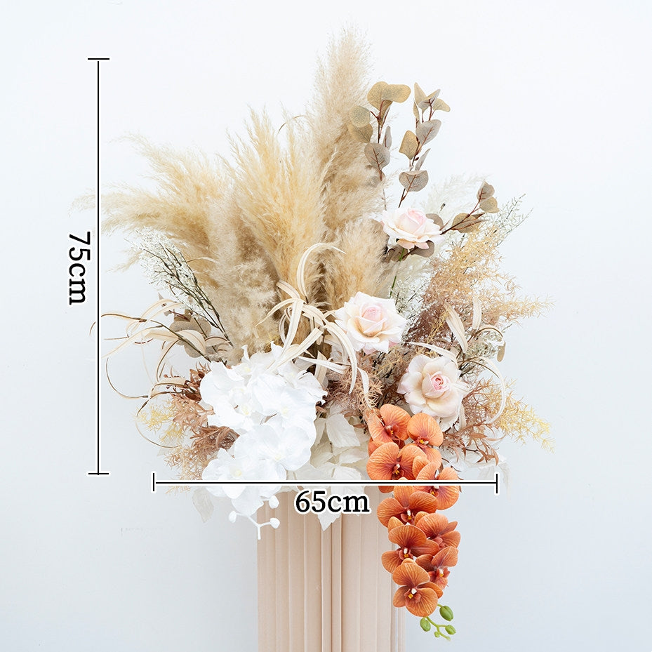 ValarFlower Pampas Grass Wedding Decor Set – Artificial Boho Floral Arrangements for Ceremony, Party & Event Backdrop FA-324
