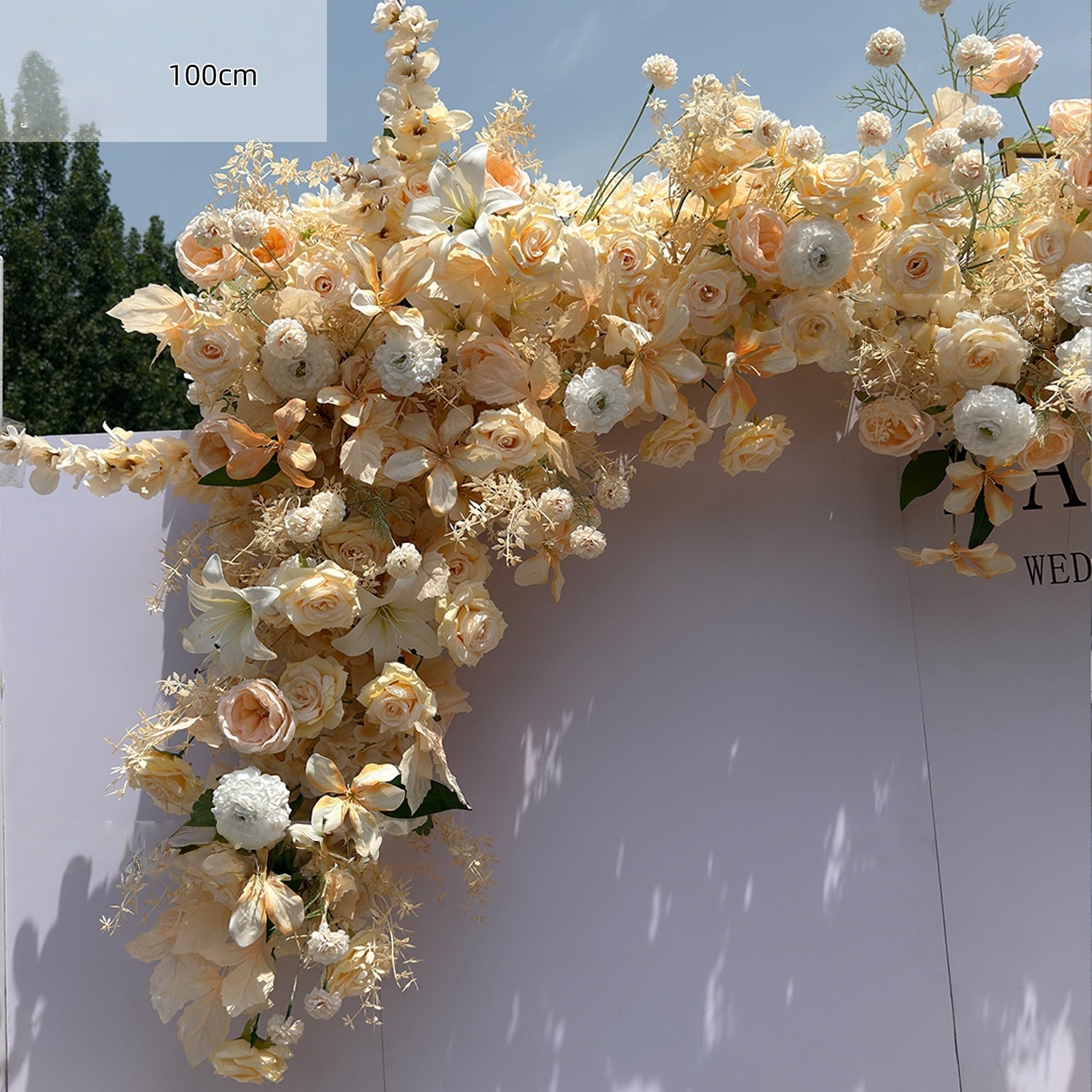 Frühlingsinspiriertes Kunstblumen-Set – Blaues und gelbes Kunstblumen-Set für Veranstaltungen FA-264