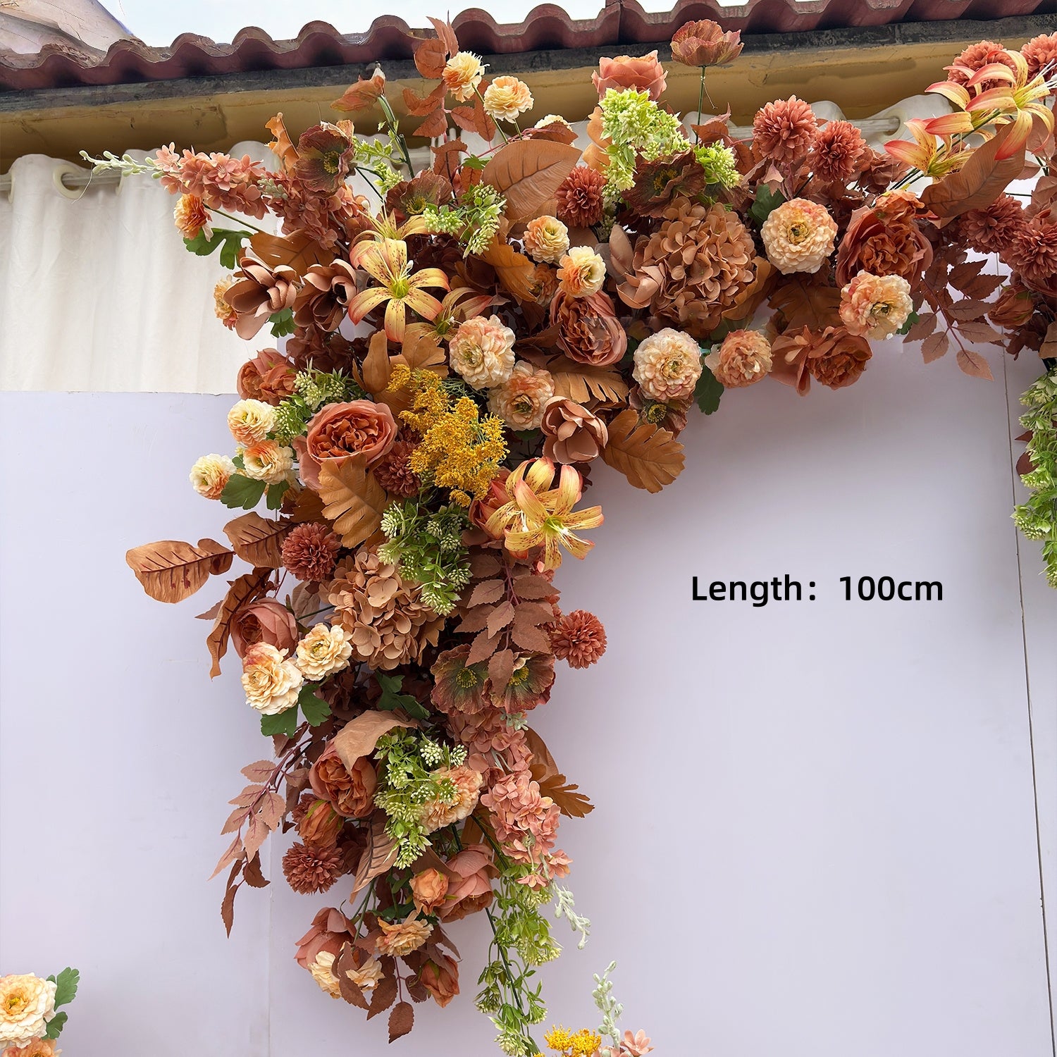 ترتيب زهور صناعية مستوحاة من الربيع – مجموعة زهور صناعية باللونين الأزرق والأصفر للفعاليات FA-264