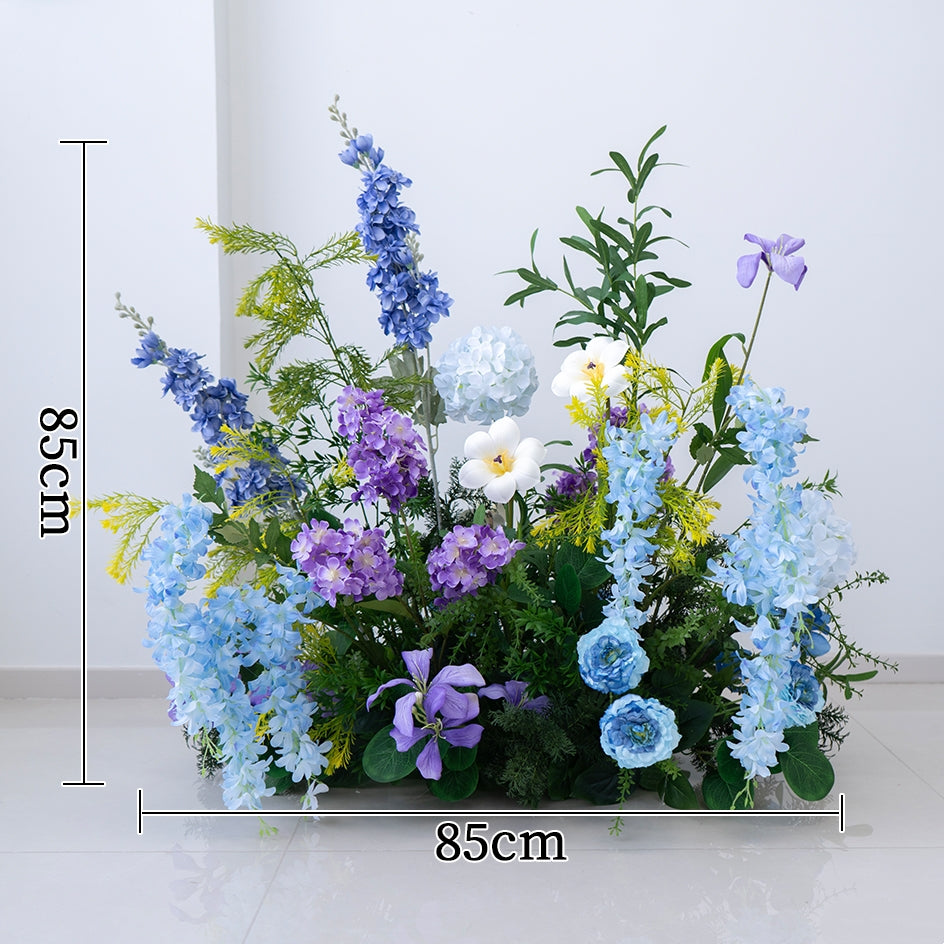 Eleganter Blumenbogen in Mondform für die Hochzeitszeremonie – Künstlicher Blumenbogen für Hochzeiten, Veranstaltungen und besondere Anlässe