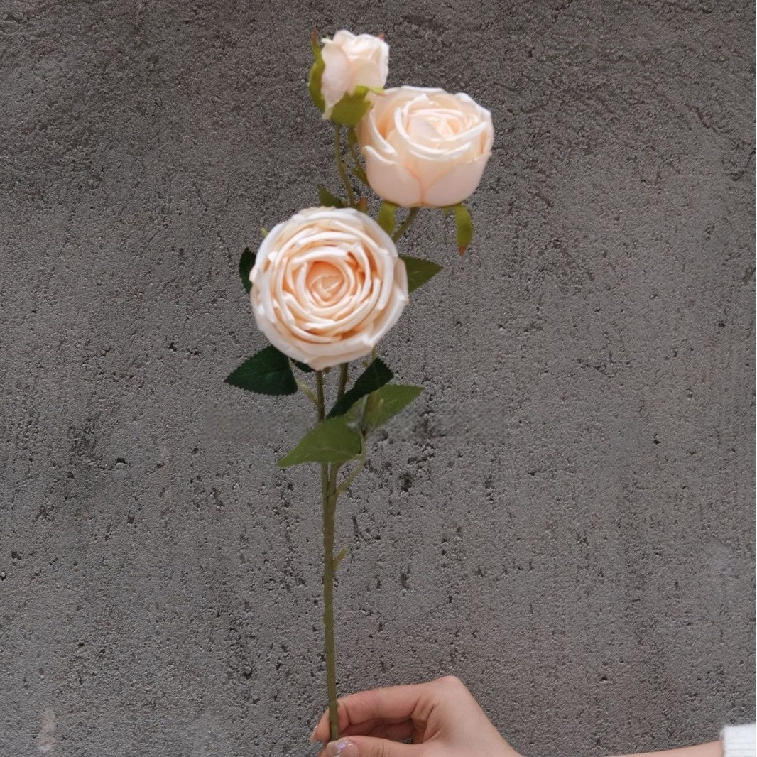 Conjunto de Flores Artificiales Negras y Rosas – Decoración Moderna para Fondo de Fiesta de Cumpleaños con Arreglo Floral Falso FA-255