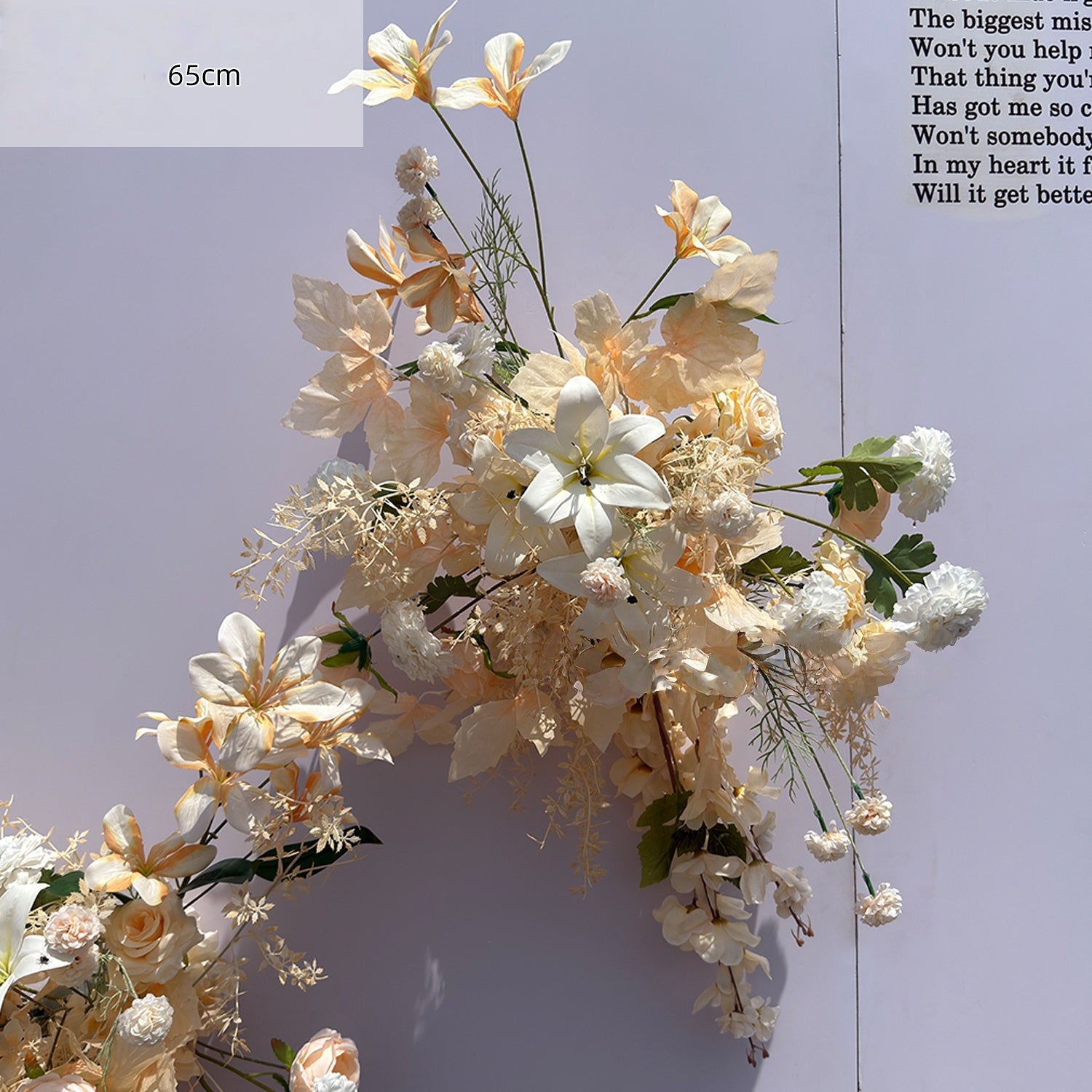 Frühlingsinspiriertes Kunstblumen-Set – Blaues und gelbes Kunstblumen-Set für Veranstaltungen FA-264