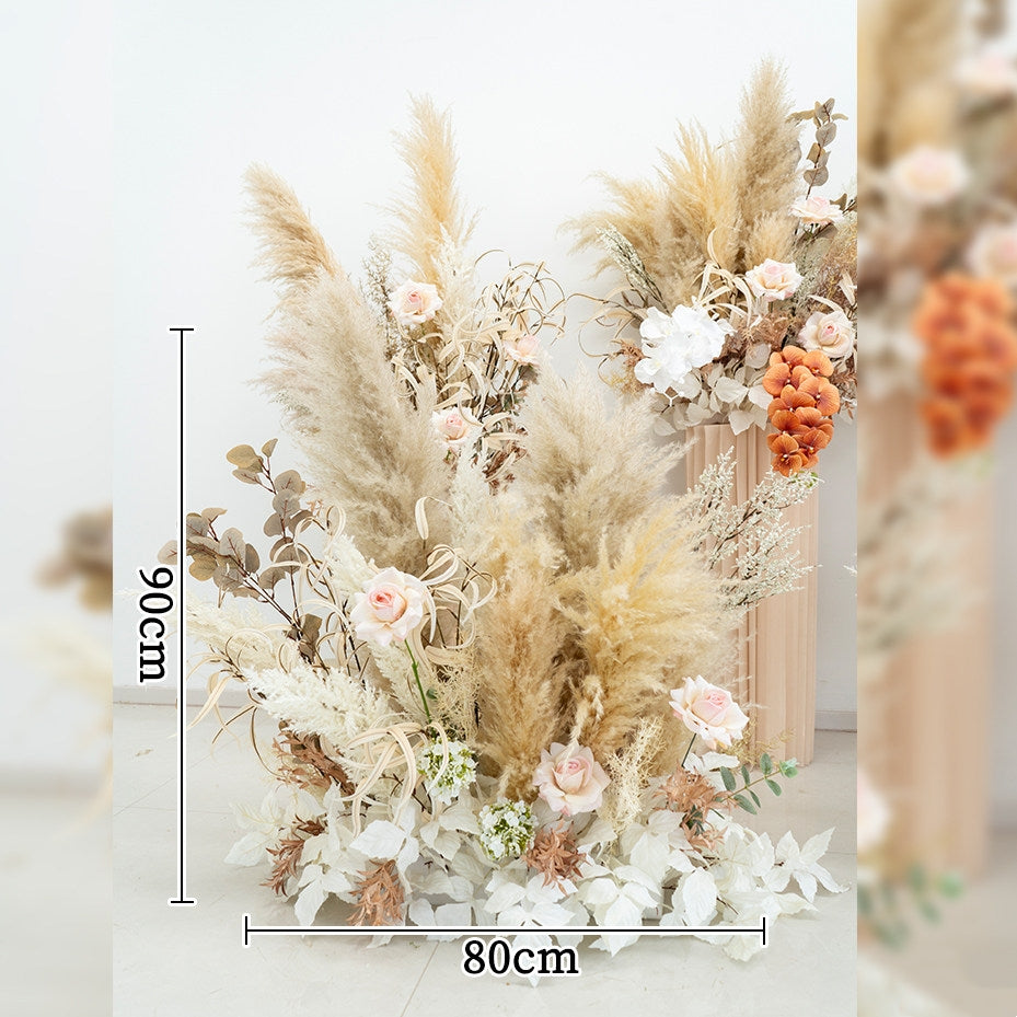 ValarFlower Pampas Grass Wedding Decor Set – Artificial Boho Floral Arrangements for Ceremony, Party & Event Backdrop FA-324