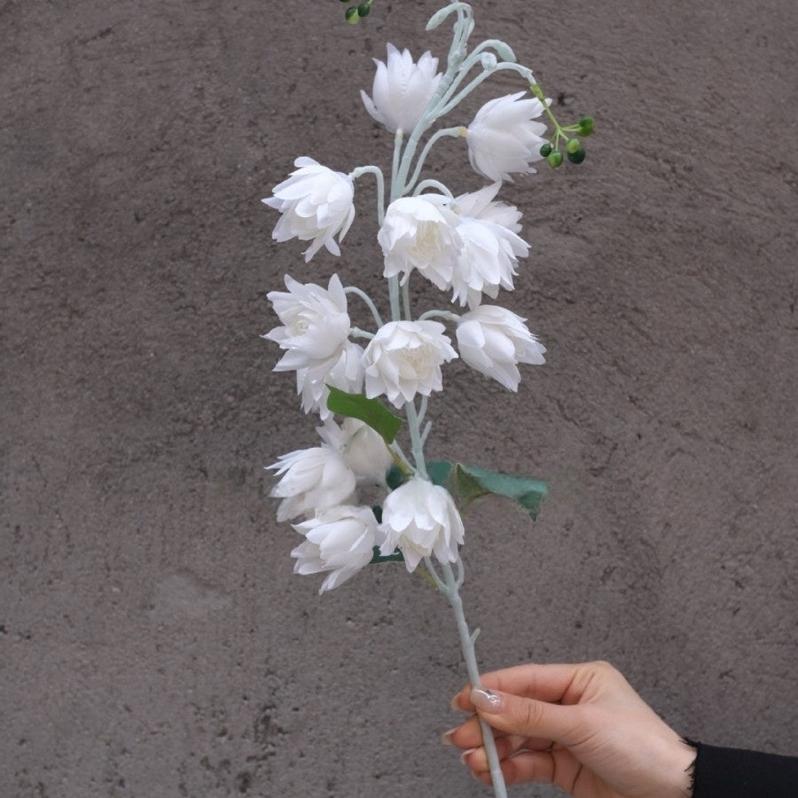 Schwarz-rosa Kunstblumen-Set – Moderne Geburtstagsparty-Hintergrunddekoration mit Kunstblumenarrangement FA-255