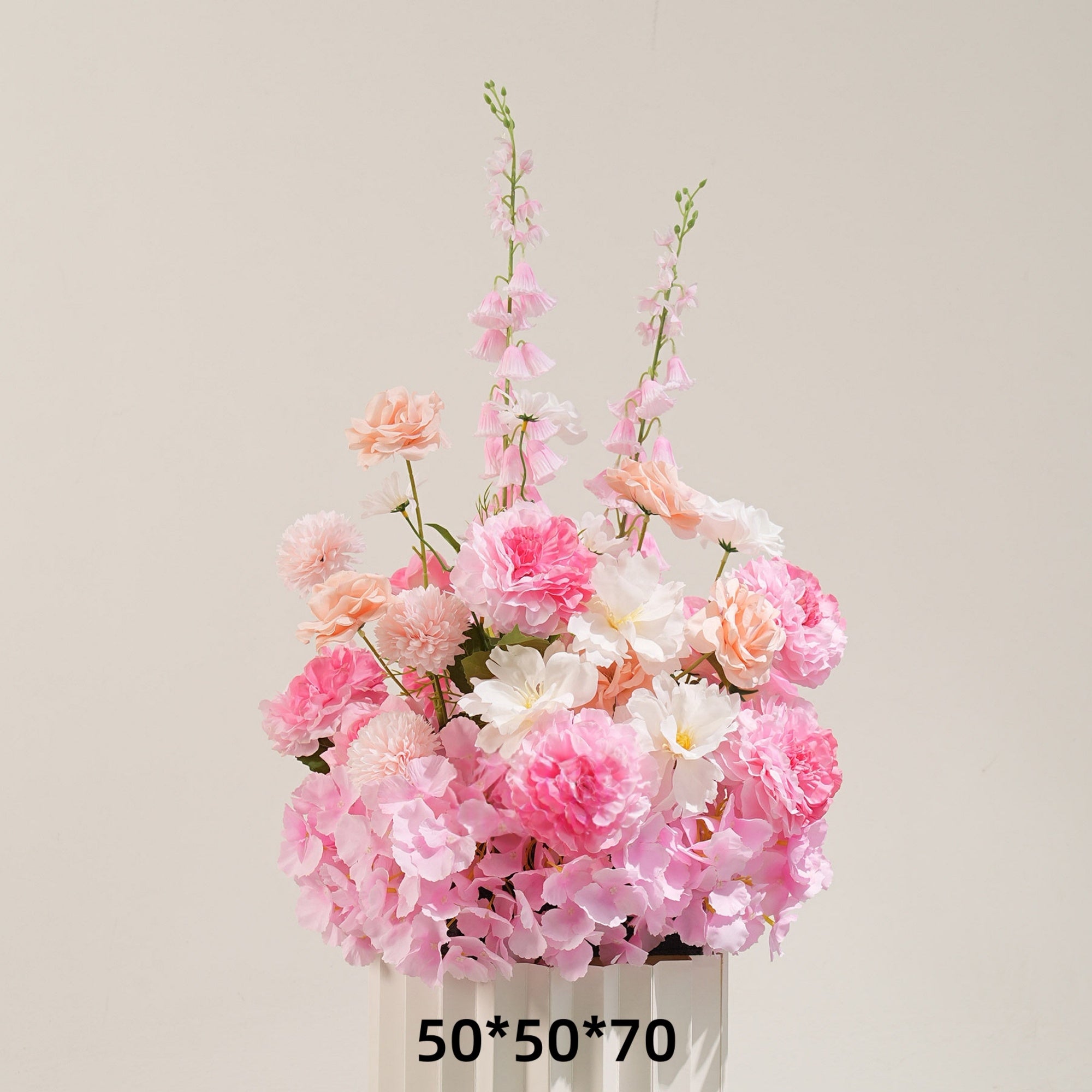 결혼식 장식 인조 꽃 장식, 수제 결혼식 소품, 야외 결혼식 통로, 무대 장식 및 꽃 볼 장식을 위한 인조 꽃 TF-110