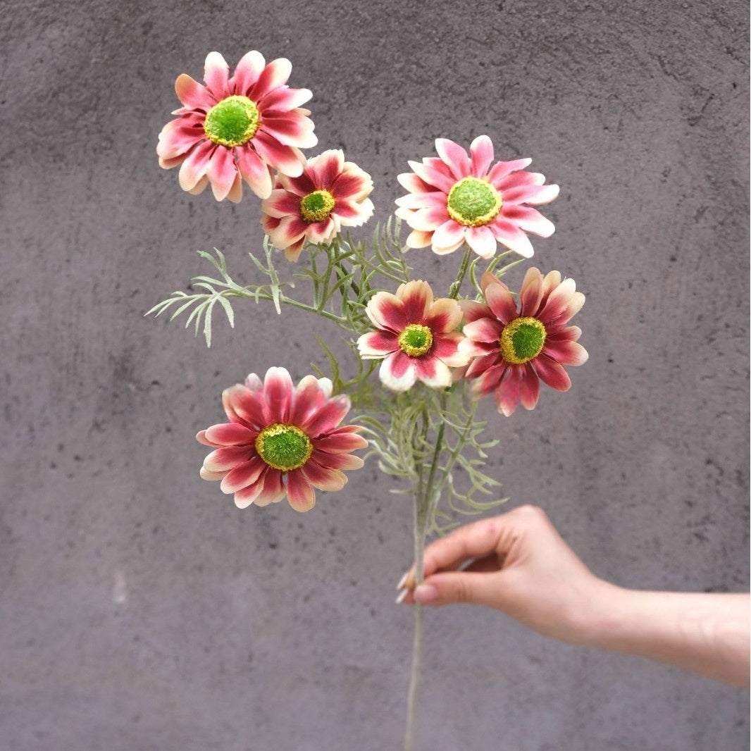 Conjunto de Flores Artificiales Negras y Rosas – Decoración Moderna para Fondo de Fiesta de Cumpleaños con Arreglo Floral Falso FA-255
