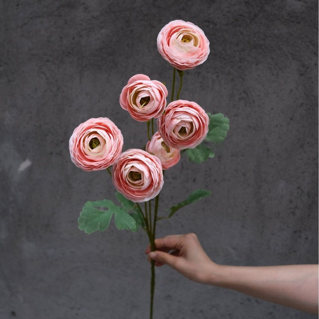Conjunto de Flores Artificiales Negras y Rosas – Decoración Moderna para Fondo de Fiesta de Cumpleaños con Arreglo Floral Falso FA-255