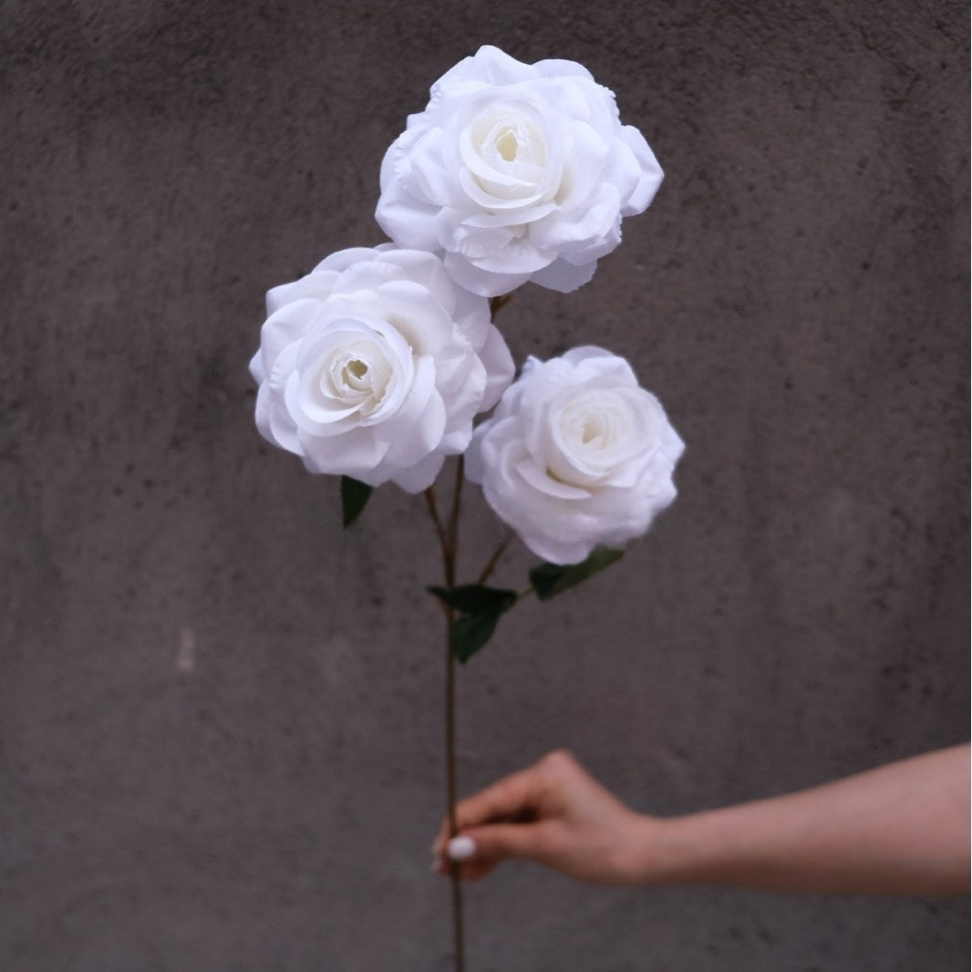 Schwarz-rosa Kunstblumen-Set – Moderne Geburtstagsparty-Hintergrunddekoration mit Kunstblumenarrangement FA-255