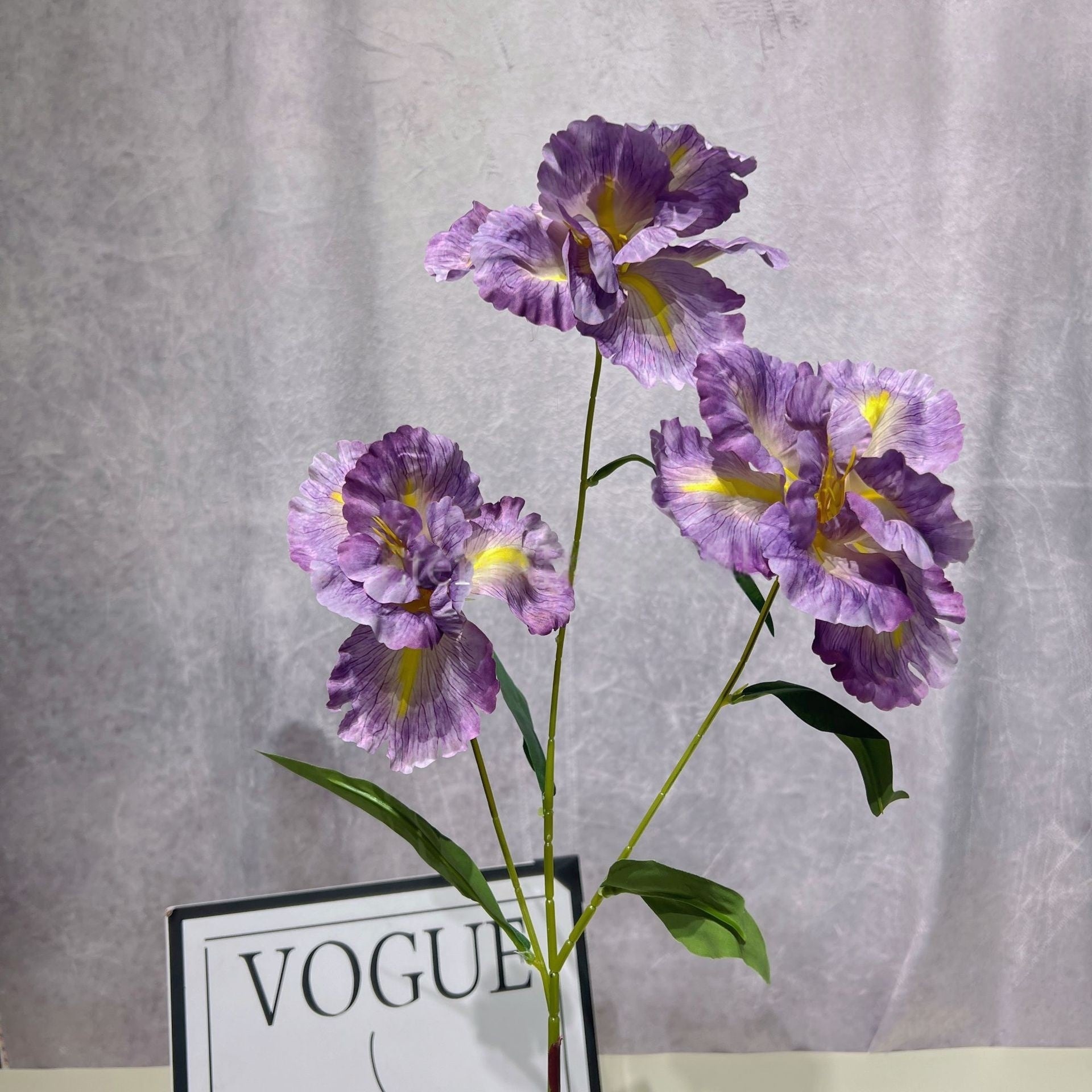 Conjunto de Flores Artificiales Negras y Rosas – Decoración Moderna para Fondo de Fiesta de Cumpleaños con Arreglo Floral Falso FA-255
