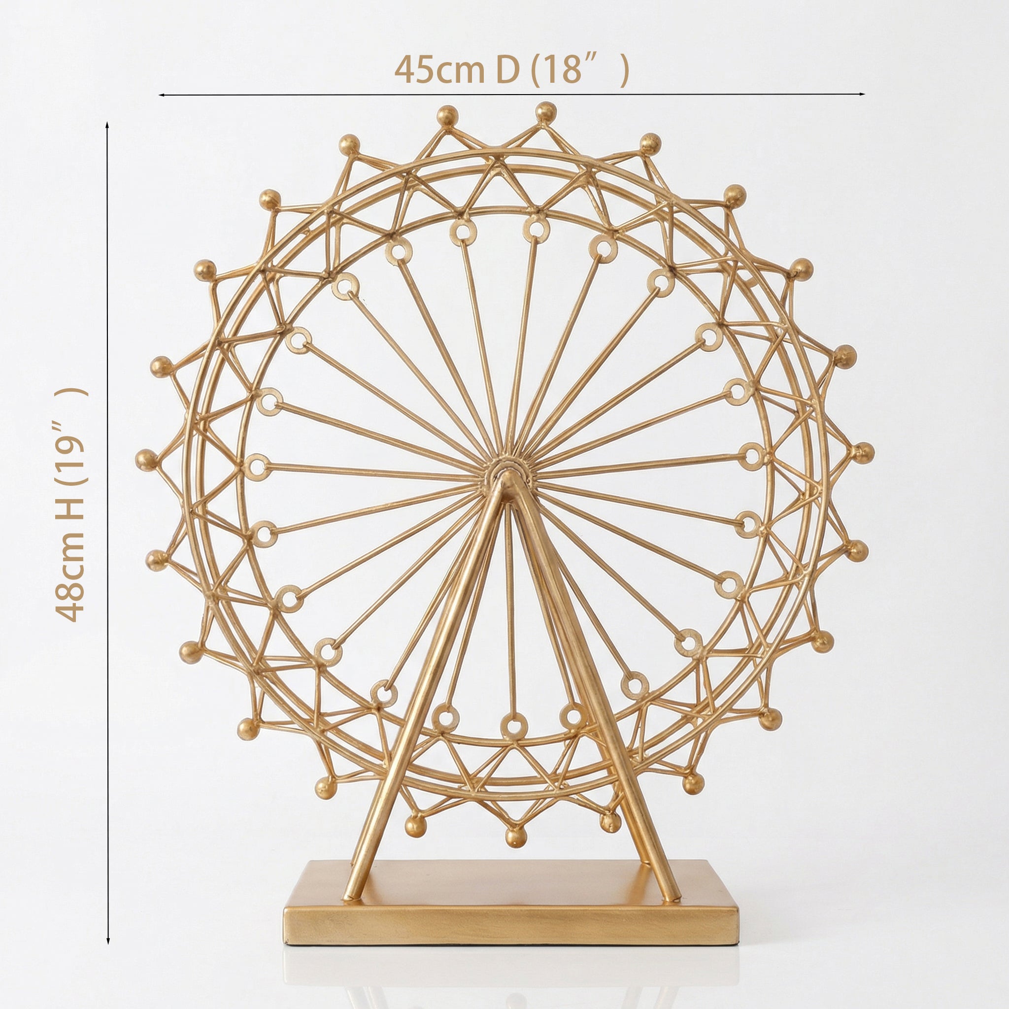 ValarFlower Gold Ferris Wheel Dessert Stand | Luxury Wedding Dessert Display Stand for Candy Bar, Party & Event Table Decor