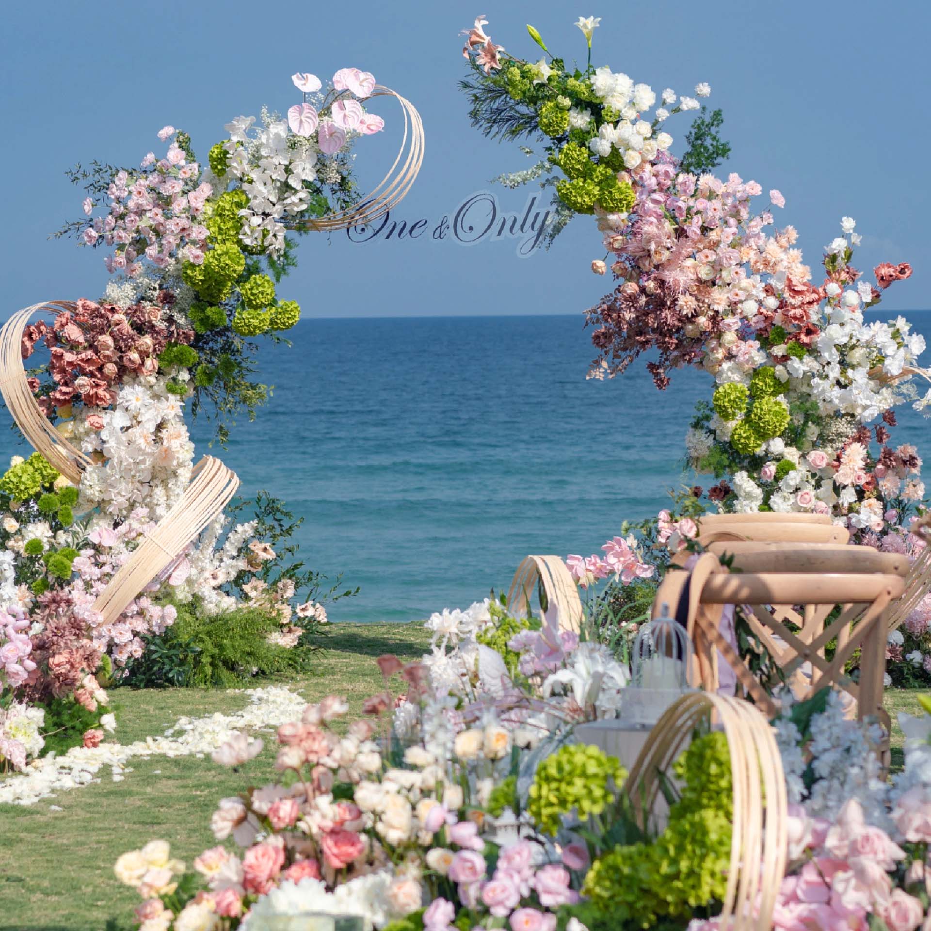 6x7 ft Stunning Floral Arch Decoration - A Breathtaking Backdrop for Your Dream Wedding | Floral Display for Lush Events and Ceremonies