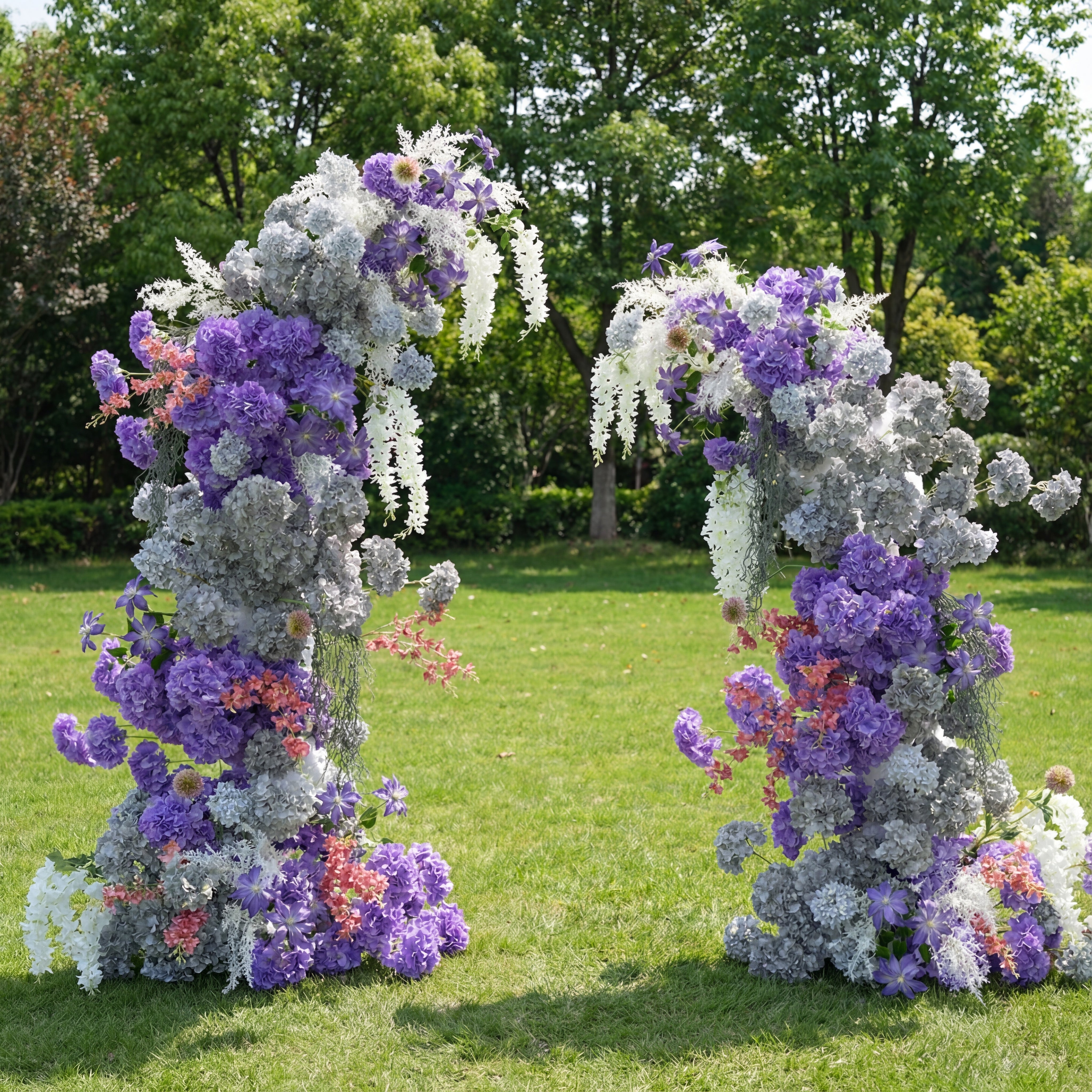 Elegant European Wedding Arch Floral Set for Ceremony & Reception Decor – Valar Flower VA-385