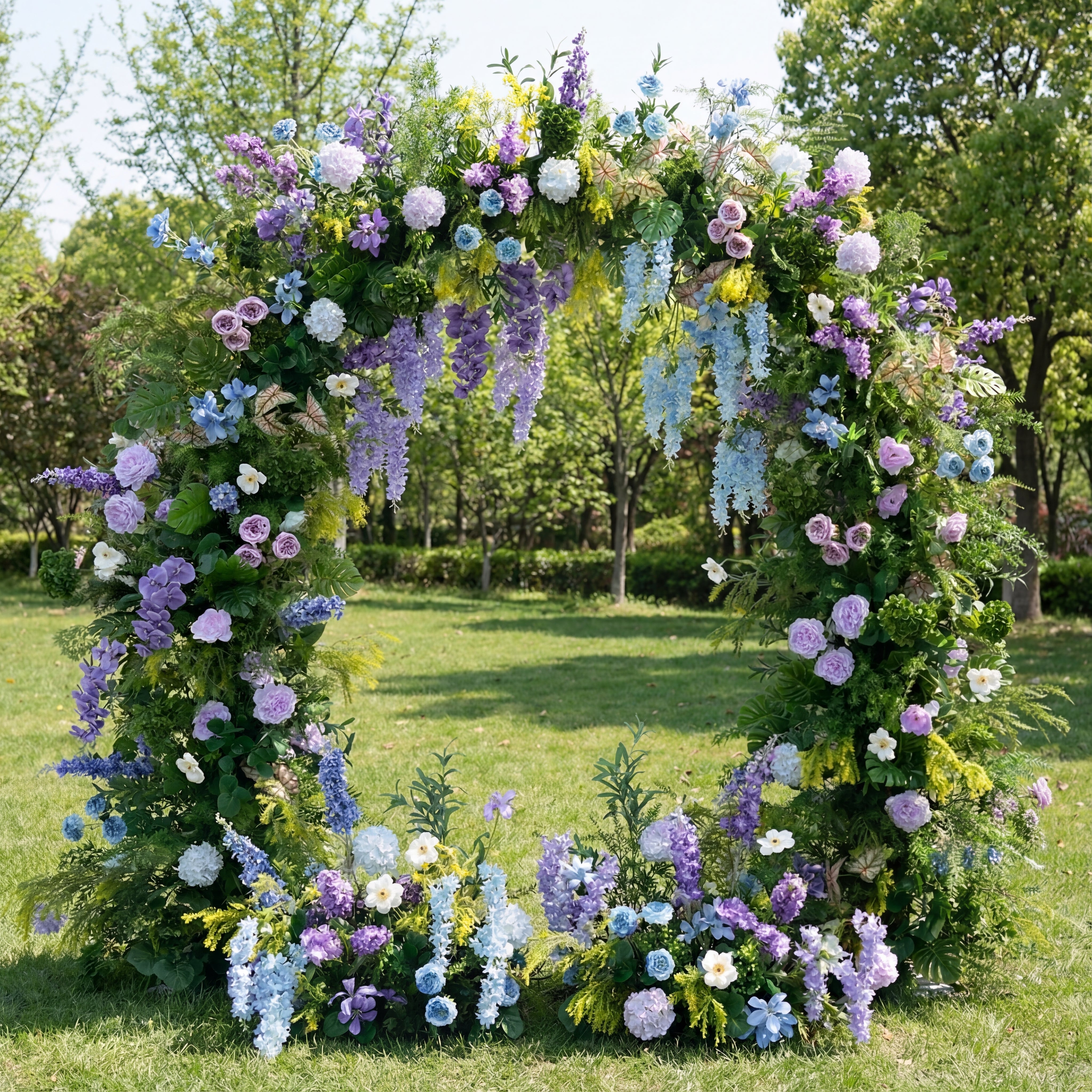 Valar Flower Dreamy Garden Wedding Decorative Floral Arch Set VA-383