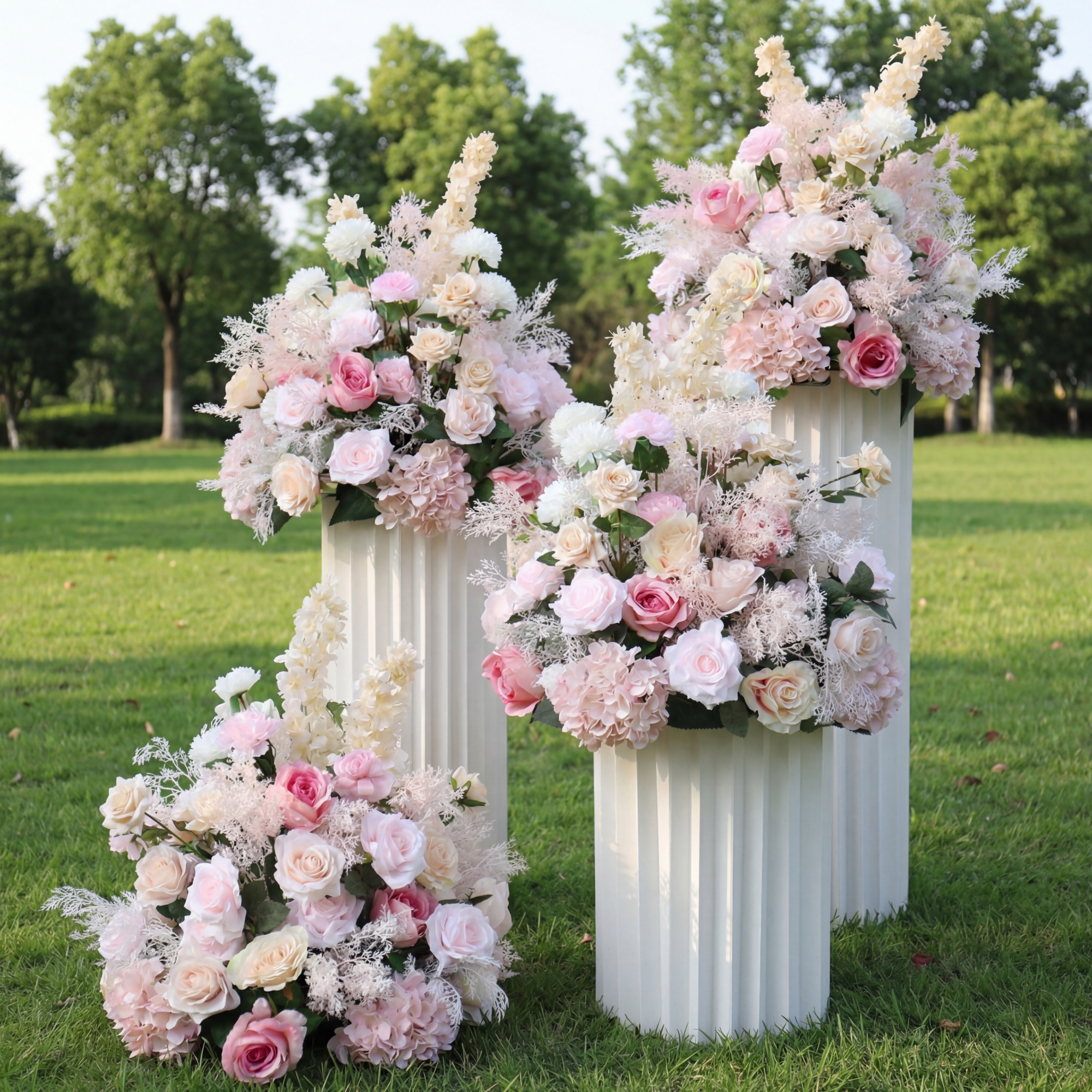 결혼식 꽃 장식 인조 꽃 볼, 연회, 의식, 호텔 테이블 센터피스 및 통로 장식 FA-230