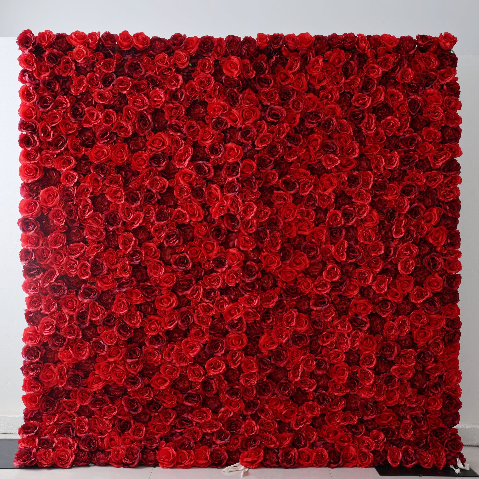 Fleurs Valar enroulables en tissu, mur de fleurs artificielles, toile de fond de mariage, décor de fête florale, photographie d'événement-VF-326 