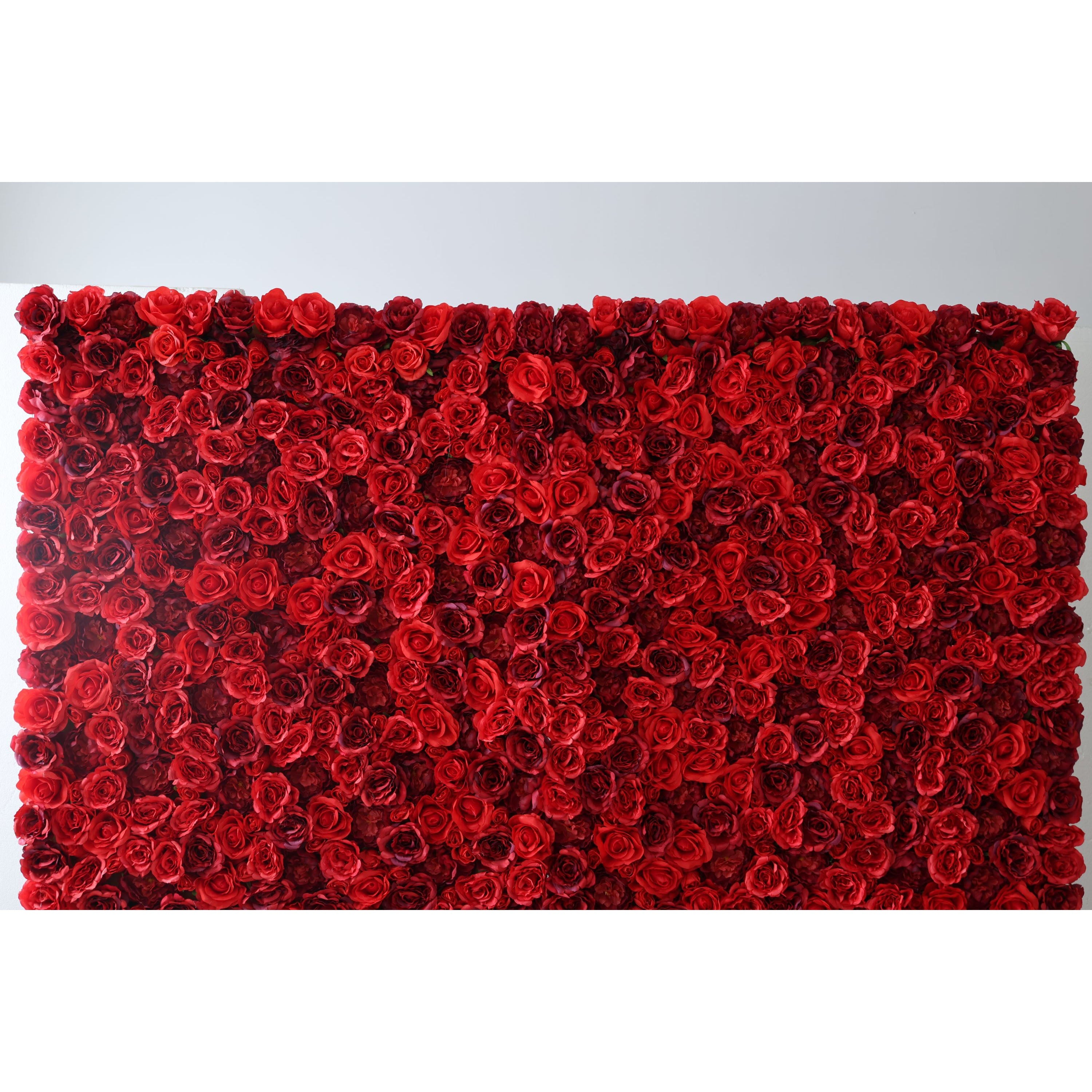 Fleurs Valar enroulables en tissu, mur de fleurs artificielles, toile de fond de mariage, décor de fête florale, photographie d'événement-VF-335 