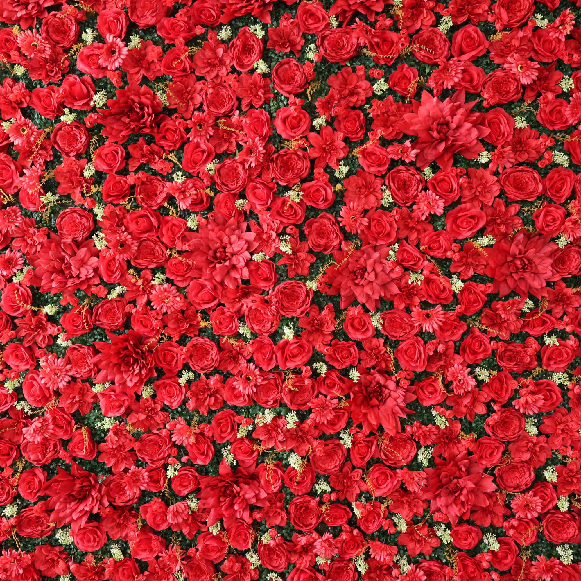 Fleurs Valar enroulables en tissu, mur de fleurs artificielles, toile de fond de mariage, décor de fête florale, photographie d'événement-VF-300 