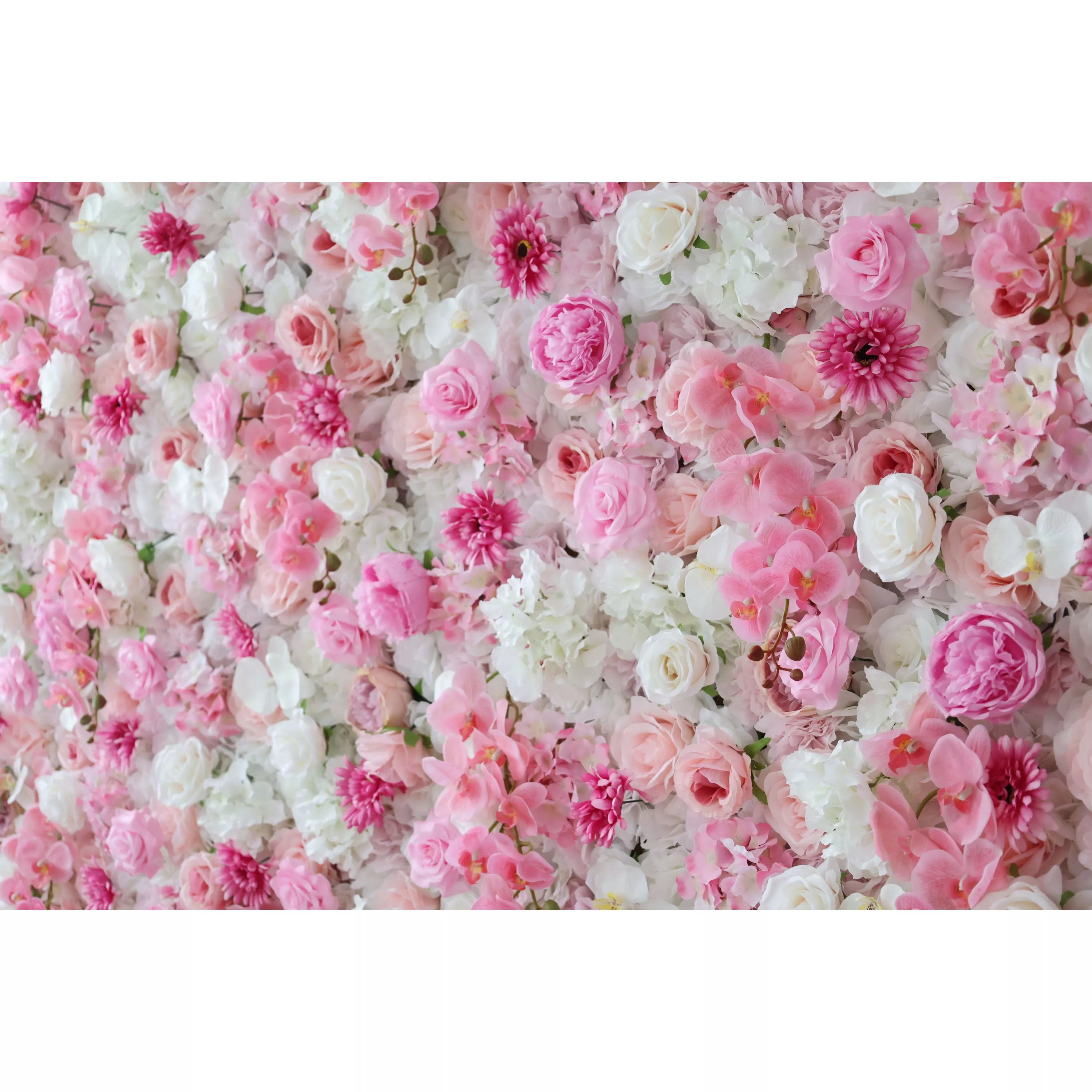 ValarFlowers Artificial Floral Wall Backdrop: Serenity Blossom: A Spa-Inspired Ode to Tranquility and Elegance-VF-287