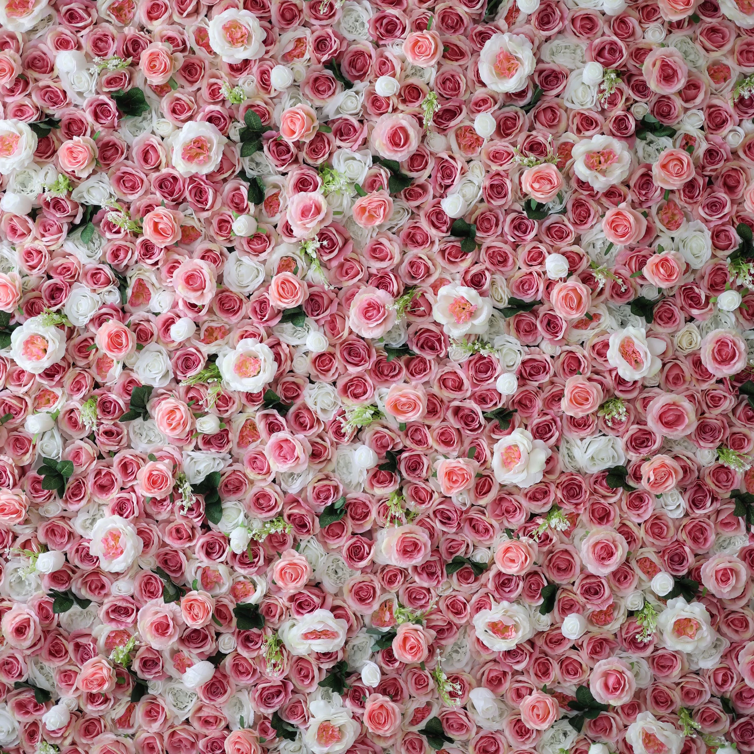 هدايا زهور فالار: جدار زهرة النسيج الاصطناعي الخالد-عرض مشع للوردي