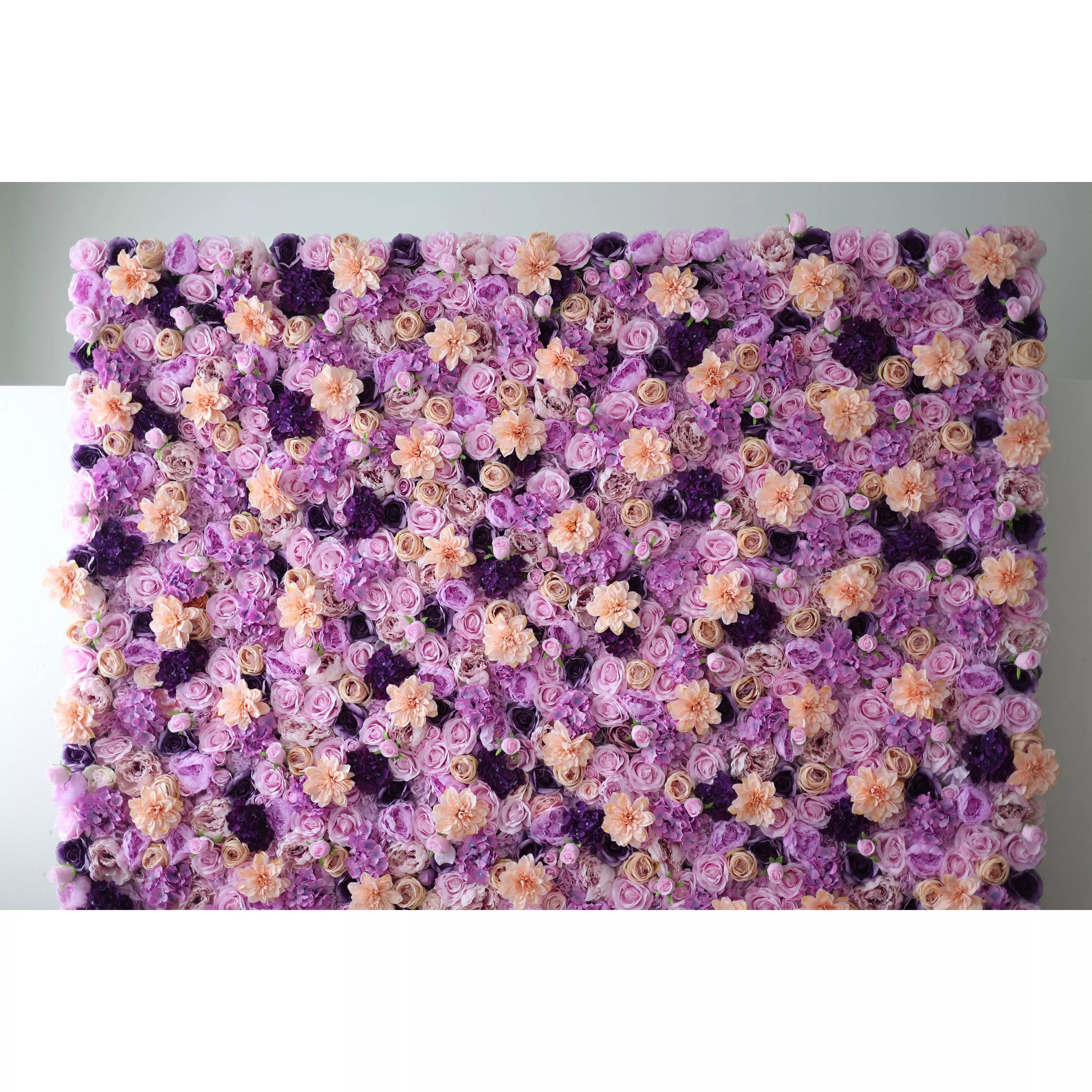 Valar Flowers Lavender Dreamscape: A Lush Symphony of Violet & Peach Blooms – Ultimate Elegance in Floral Artistry-VF-206