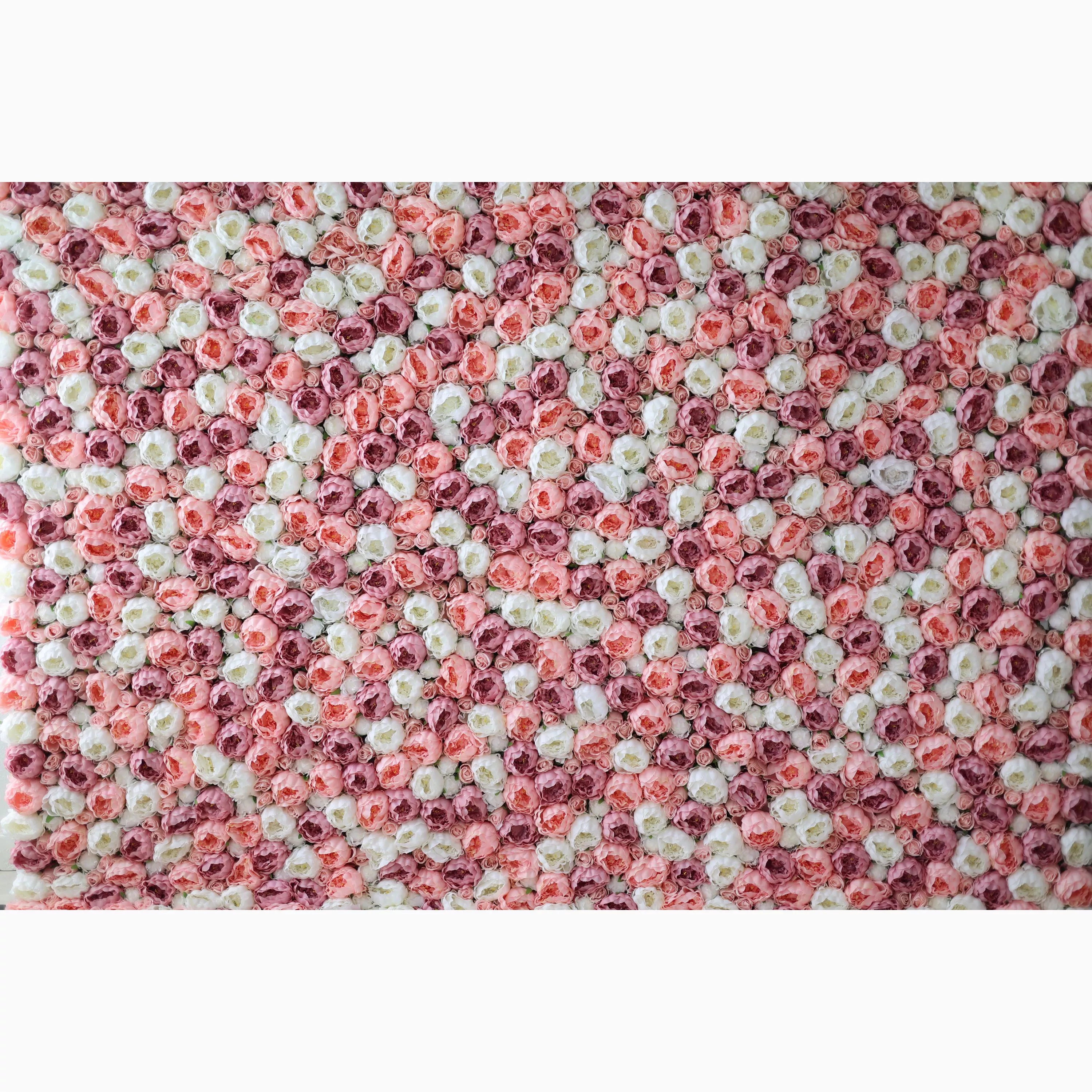 هدايا زهور فالار: أحمر خدود وهمس-مجموعة حالمة من الورود الفاتحة الوردية والكريمية-جدار زهور مثالي لحفلات الزفاف والمناسبات والديكور الداخلي الأنيق.
