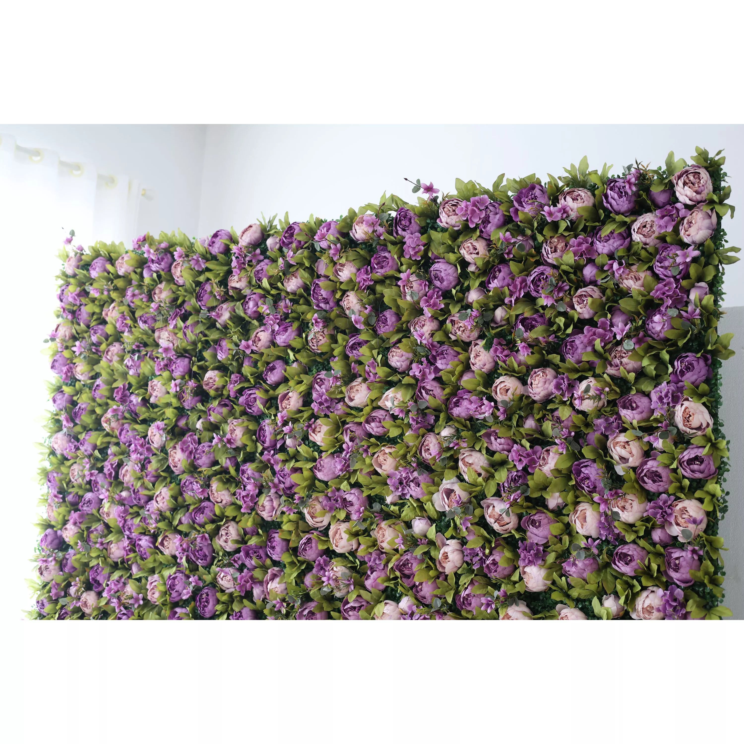 Fleurs Valar enroulables en tissu, mur de fleurs artificielles, toile de fond de mariage, décor de fête florale, photographie d'événement-VF-098 