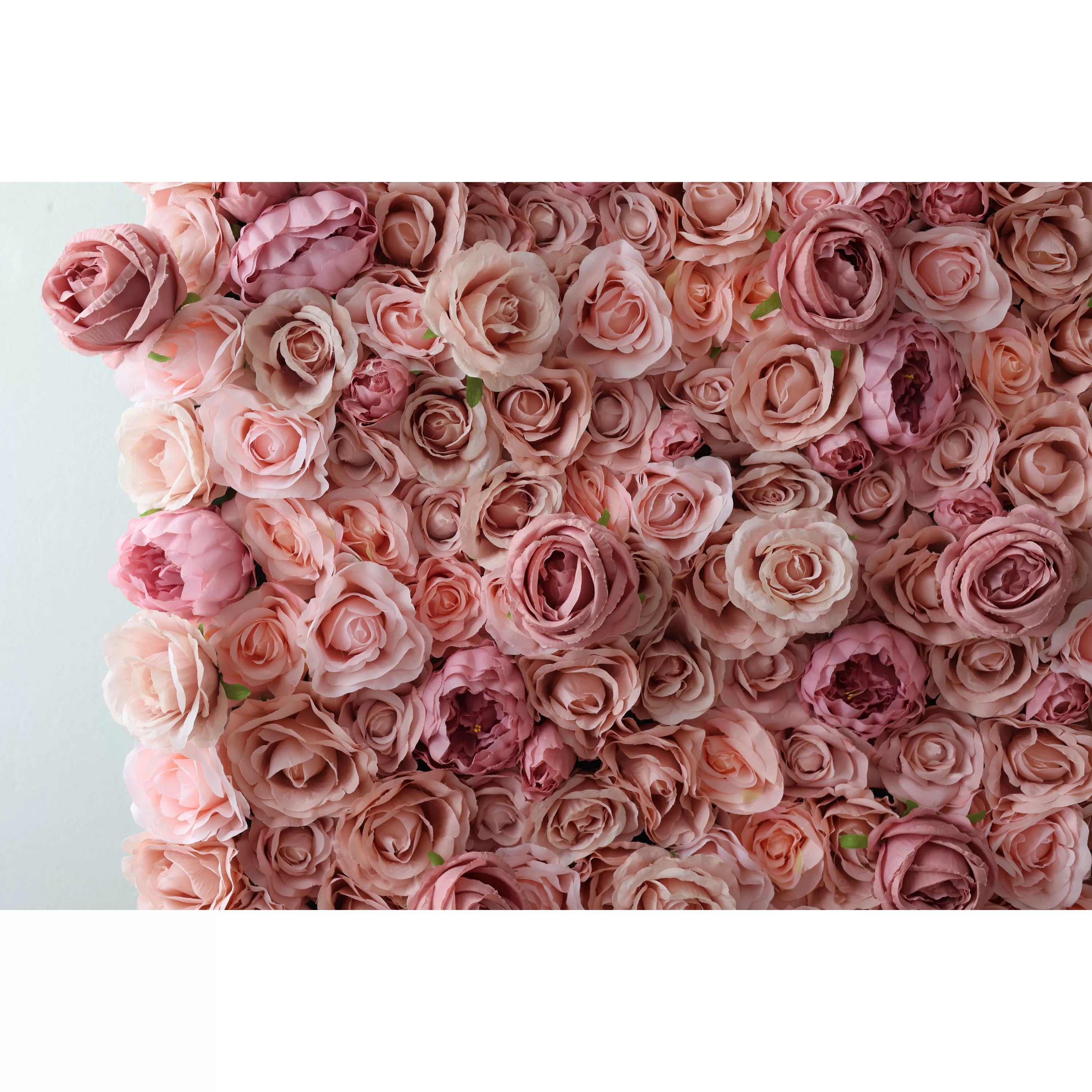 Valar Flower dévoile : Rosé Reverie – Un mélange enchanteur de roses en tissu rose sombre et crème délicate – Murale florale idéale pour les soirées sophistiquées, les douches nuptiales et les décorations de maison de luxe-VF-221