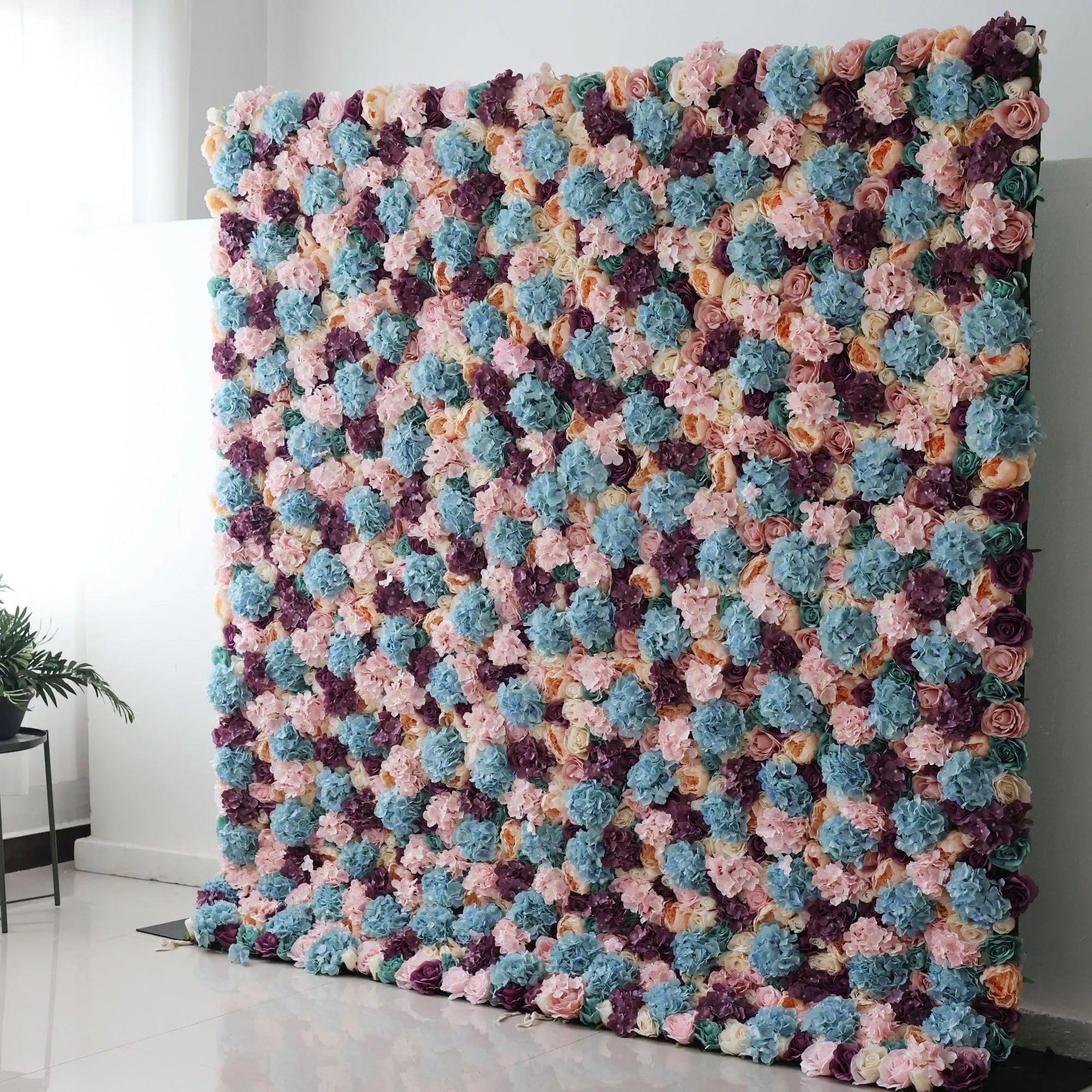 Valar Flowers Roll Up Backdrop: Journey through a tapestry of soft hues with our Pastel Patchwork. An enchanting blend of blooms perfect for serene settings. Dive into Valar's dreamy floral fusion.