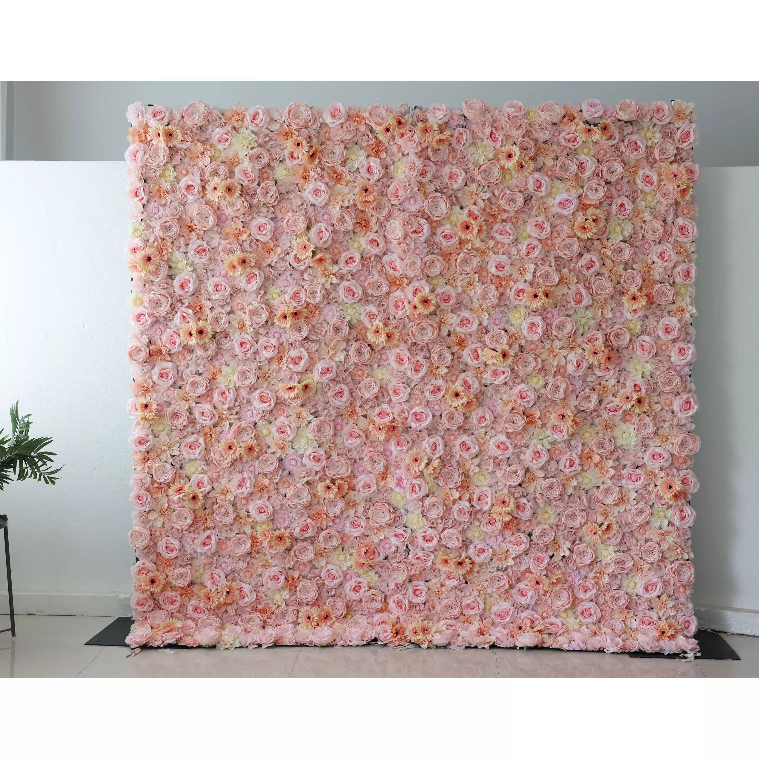 Valar Flowers Roll Up Backdrop: Dive into the dreamy depths of Pastel Perfection. Soft pinks converge in a harmonious dance, crafting a whimsical world of delicate beauty. Experience Valar's floral masterpiece.