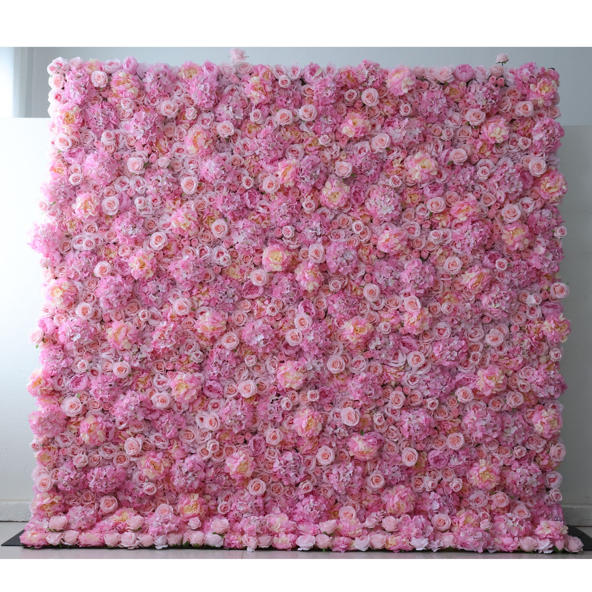 Fleurs Valar enroulables en tissu, mur de fleurs artificielles, toile de fond de mariage, décor de fête florale, photographie d'événement-VF-337 
