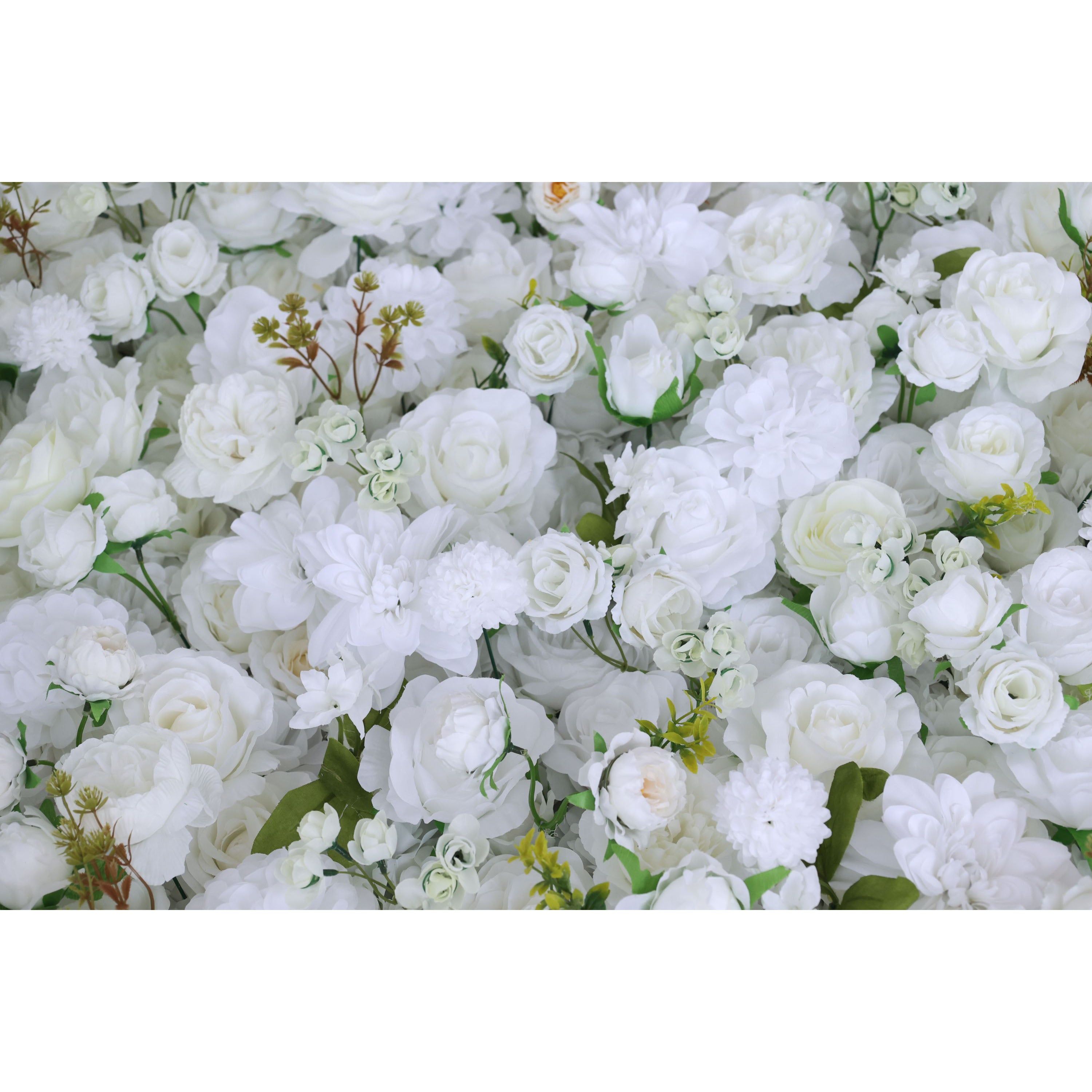 Valar Flower Roll Up Fabric Artificial Flower Wall Wedding Backdrop, Floral Party Decor, Event Photography-VF-3428