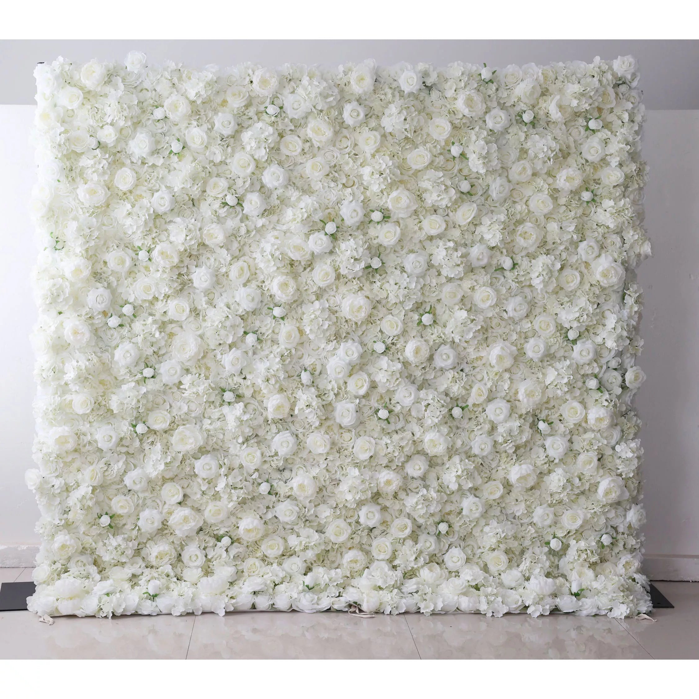 5D Roll up Artificial Flower Wall Wedding Backdrop Party Decoration