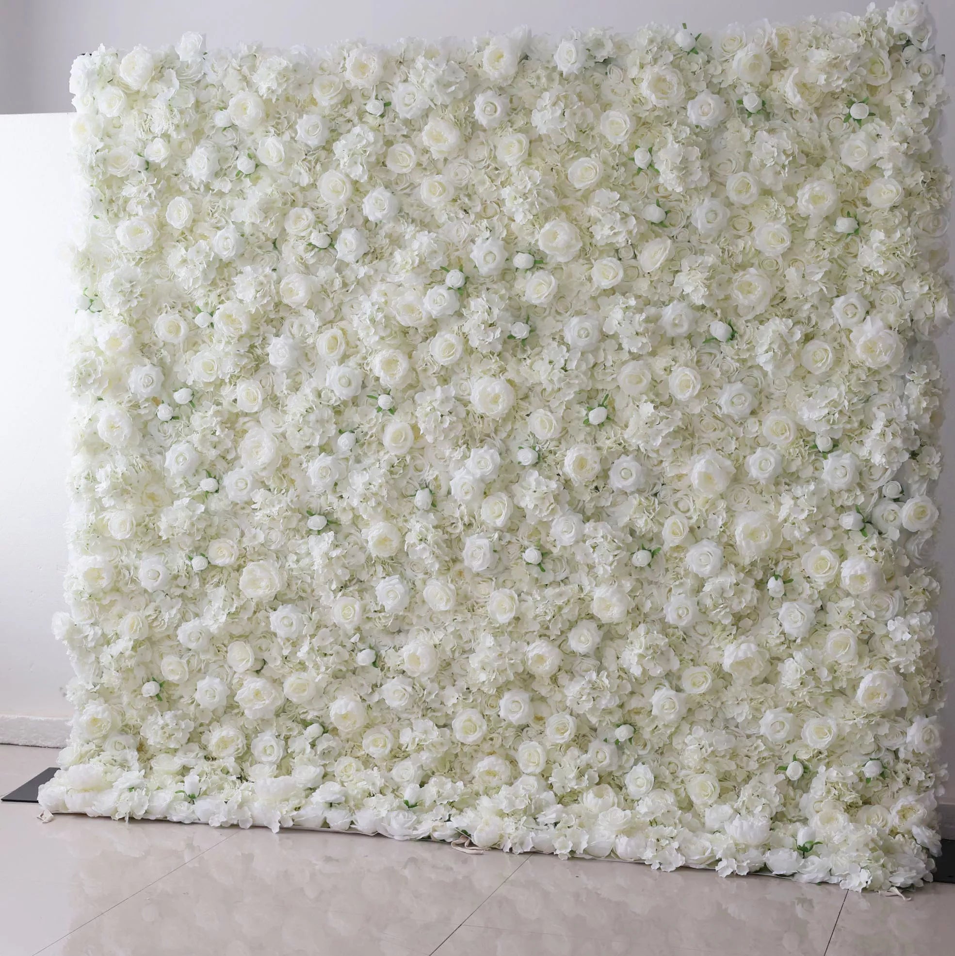 5D Roll up Artificial Flower Wall Wedding Backdrop Party Decoration