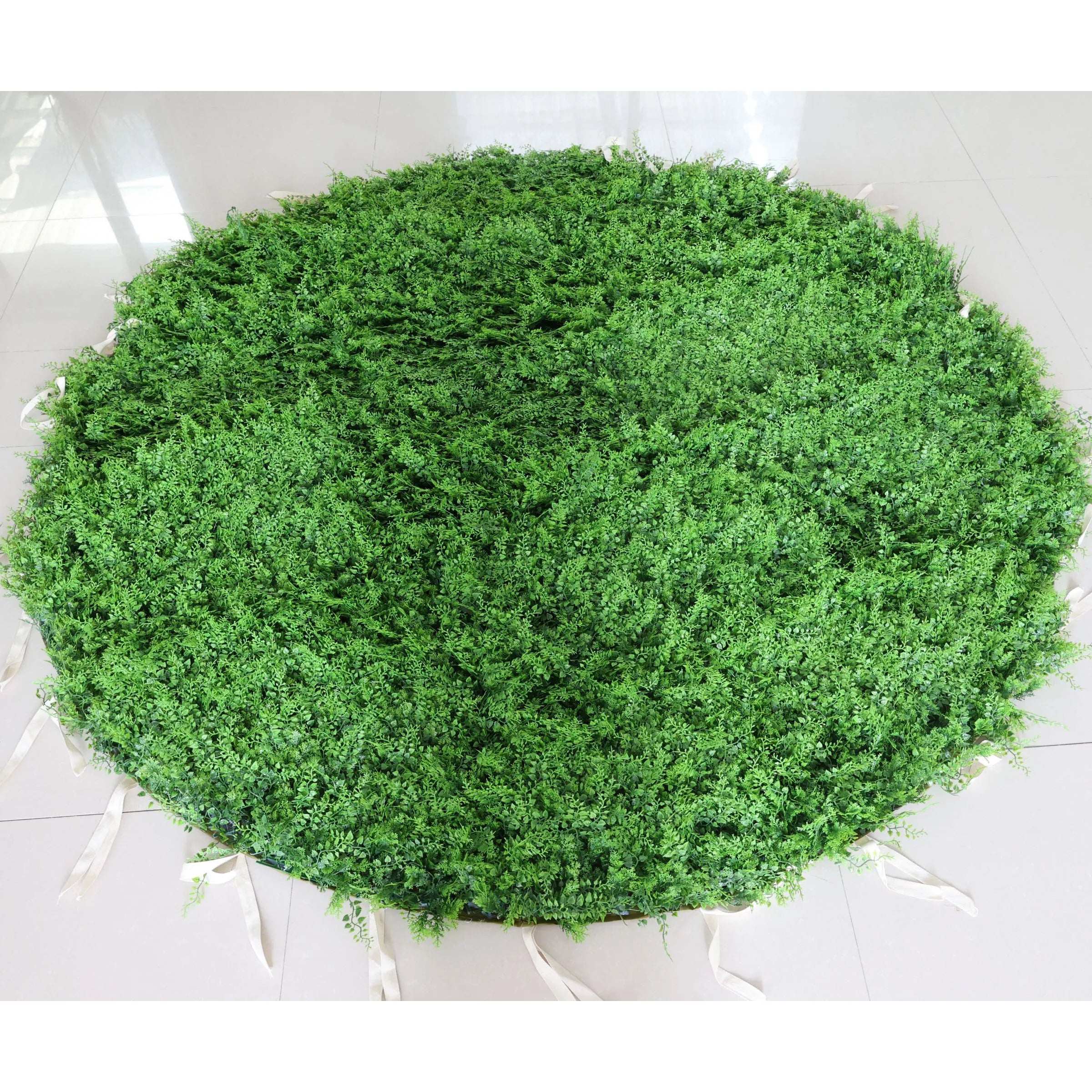 Valar Flowers Roll Up Fabric Artificial Vivid Green Grass Wall Wedding Backdrop, Floral Party Decor, Event Photography-VF-086-2-2