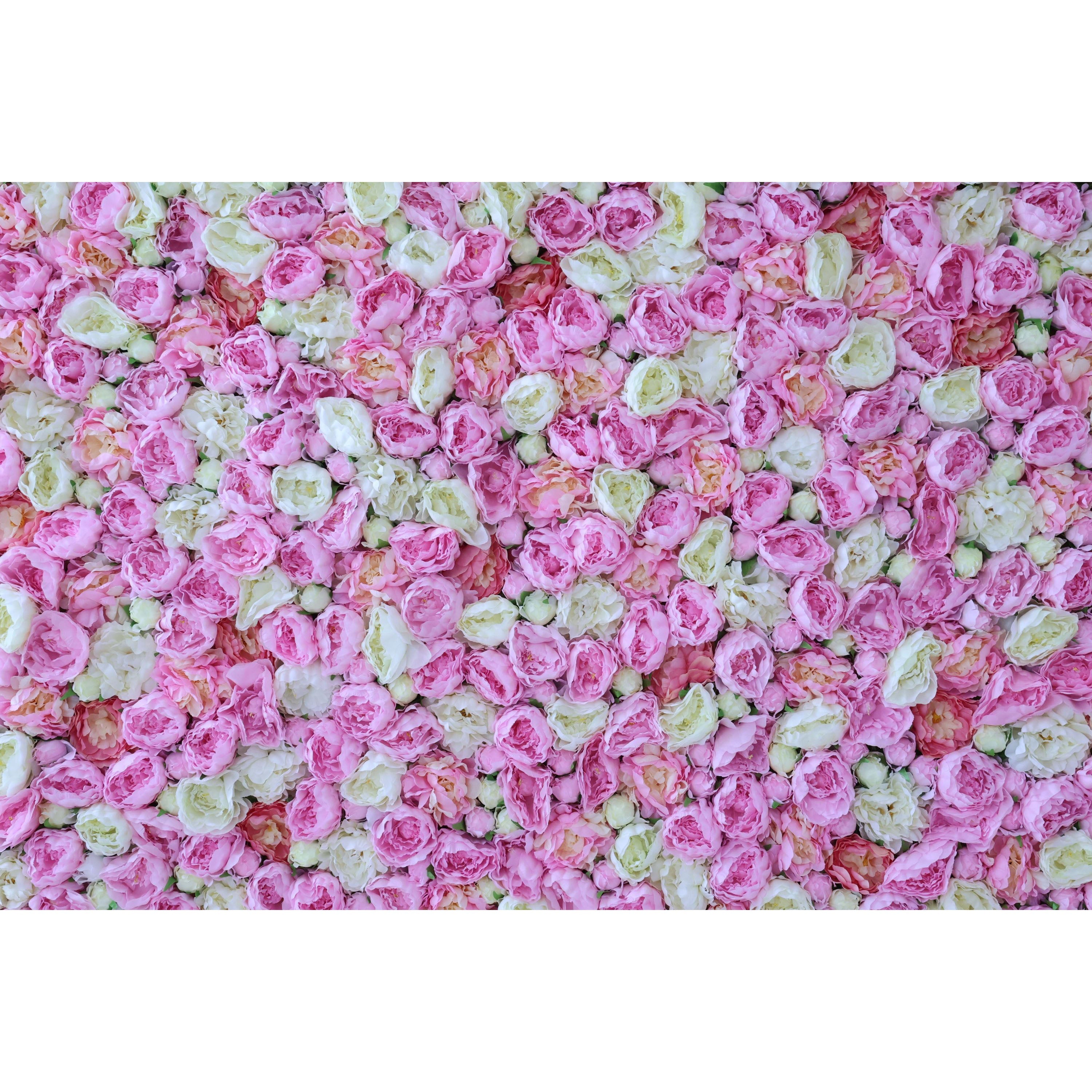 Fleurs Valar retrousser tissu fleur artificielle mur toile de fond de mariage, décor de fête florale, photographie d'événement-VF-347 