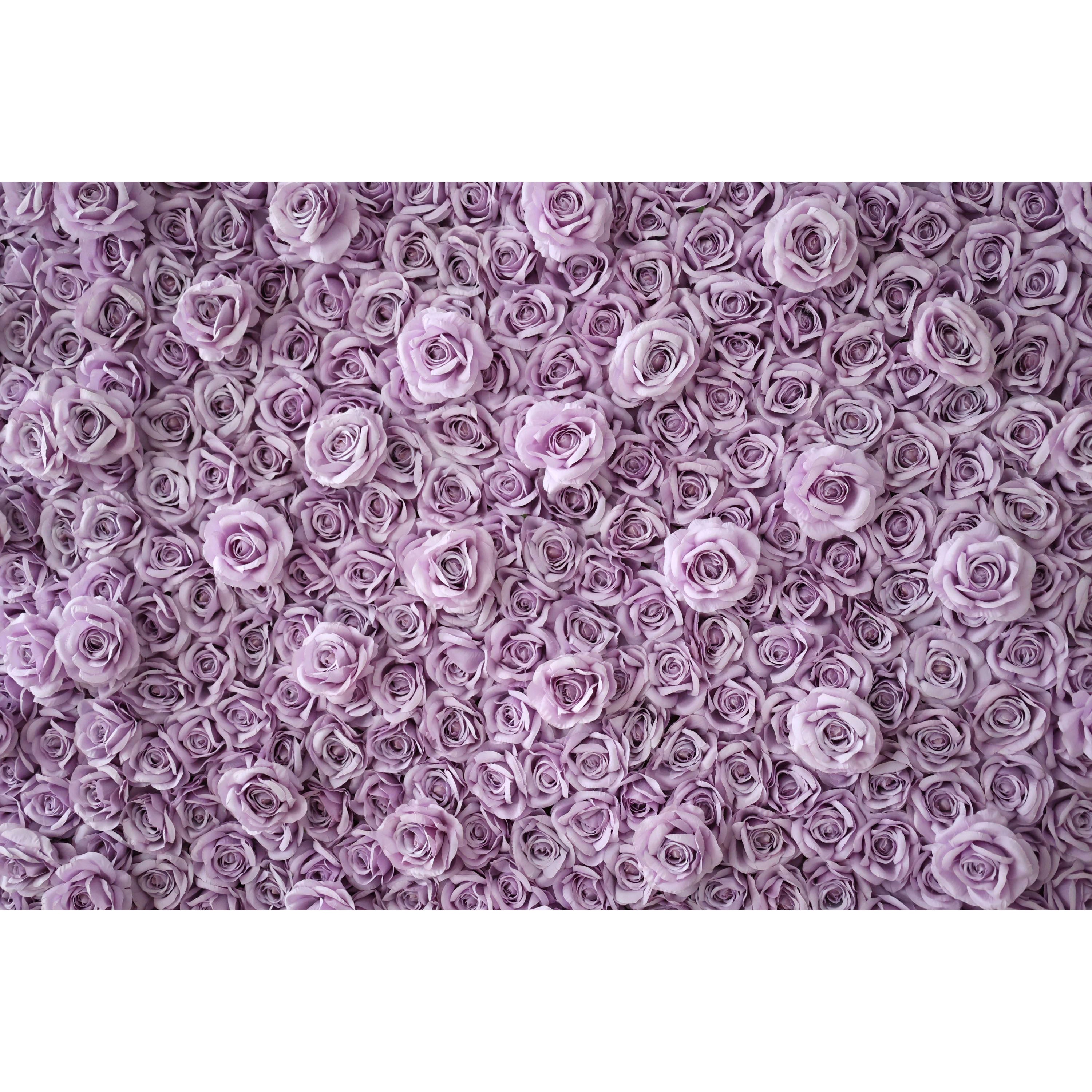 Valar Flowers Roll Up Fabric Artificial Flower Wall Wedding Backdrop, Floral Party Decor, Event Photography-VF-354