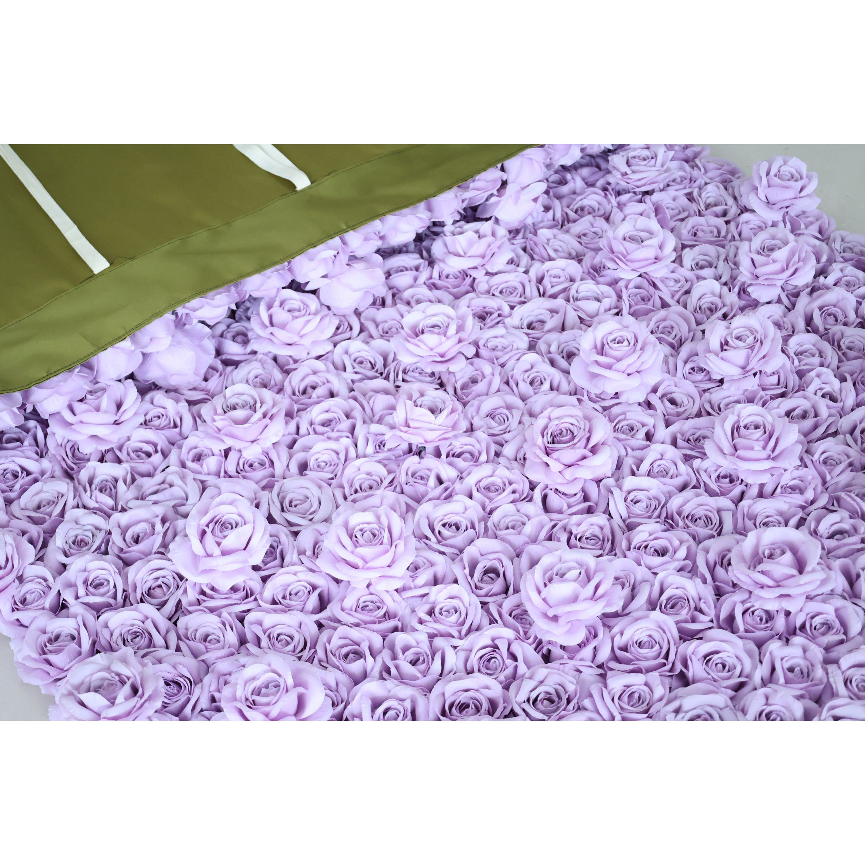 Valar Flowers Roll Up Fabric Artificial Flower Wall Wedding Backdrop, Floral Party Decor, Event Photography-VF-354