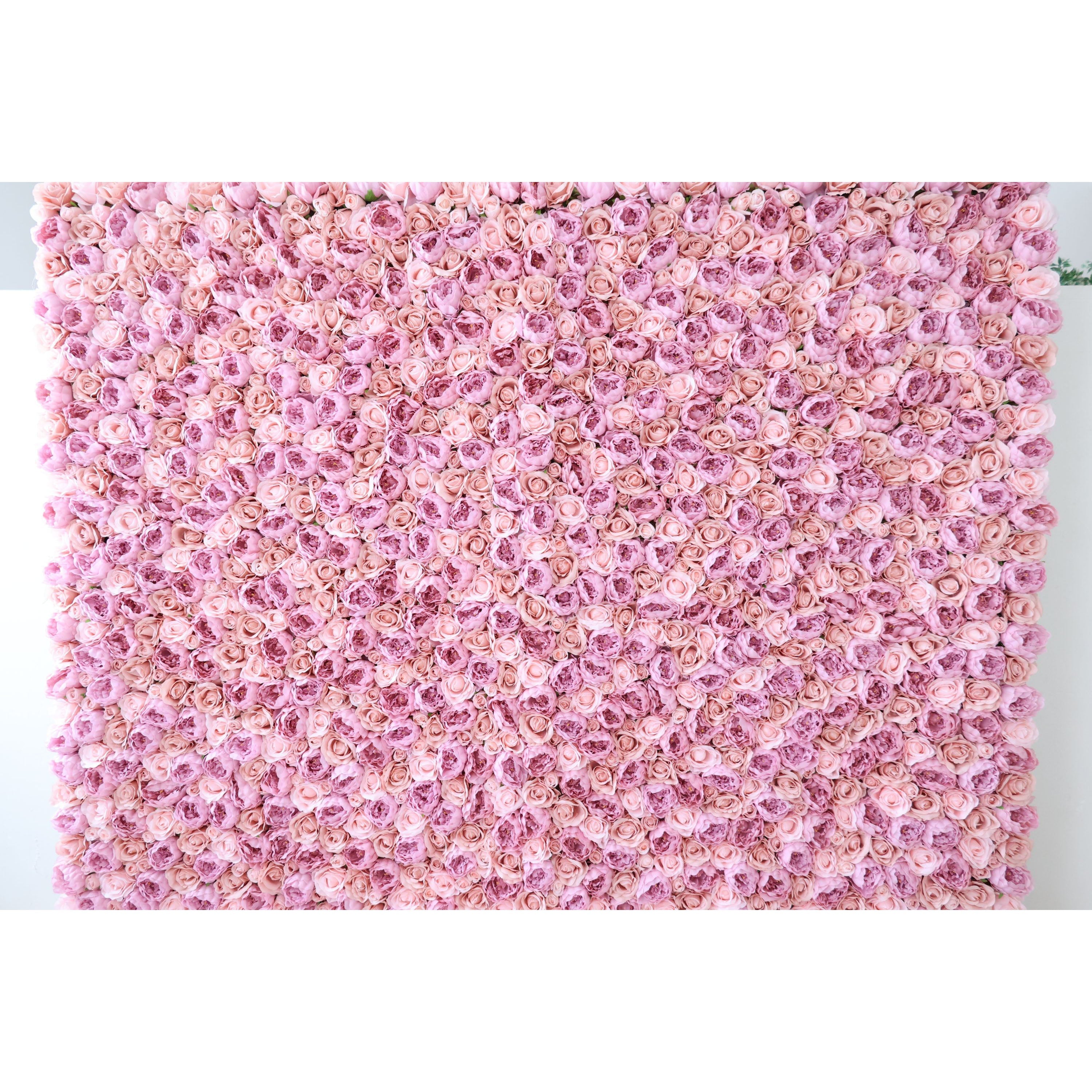 Valar Flowers Roll Up Fabric Artificial Flower Wall Wedding Backdrop3