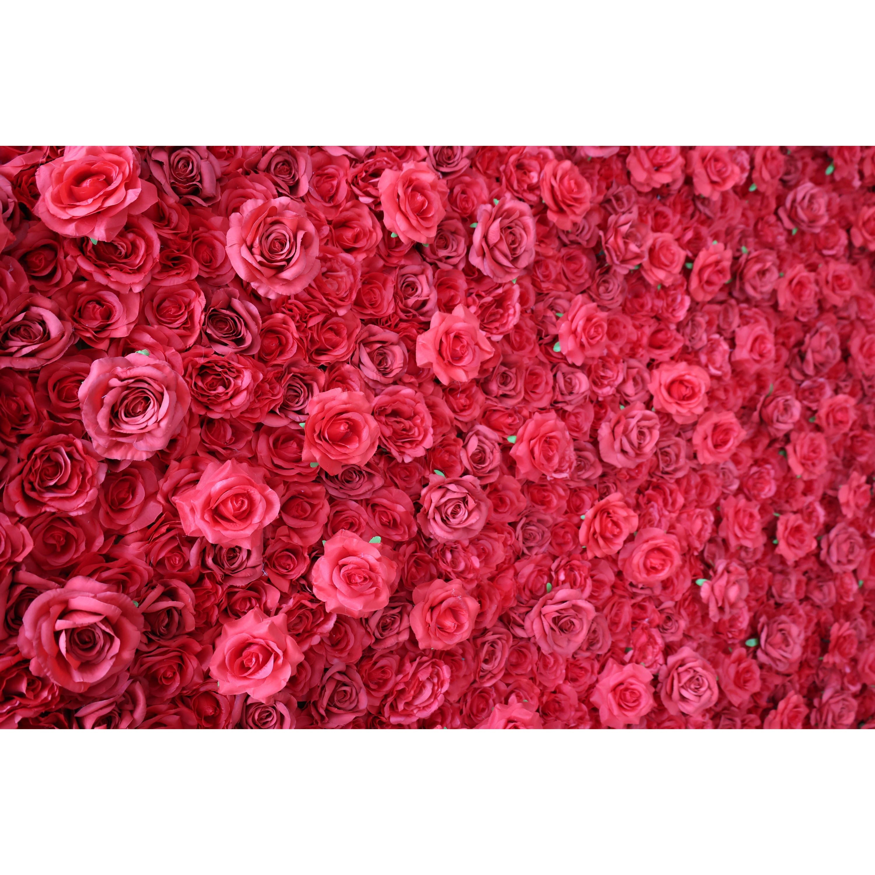 Fleurs Valar enroulables en tissu, mur de fleurs artificielles, toile de fond de mariage, décor de fête florale, photographie d'événement-VF-361-2 