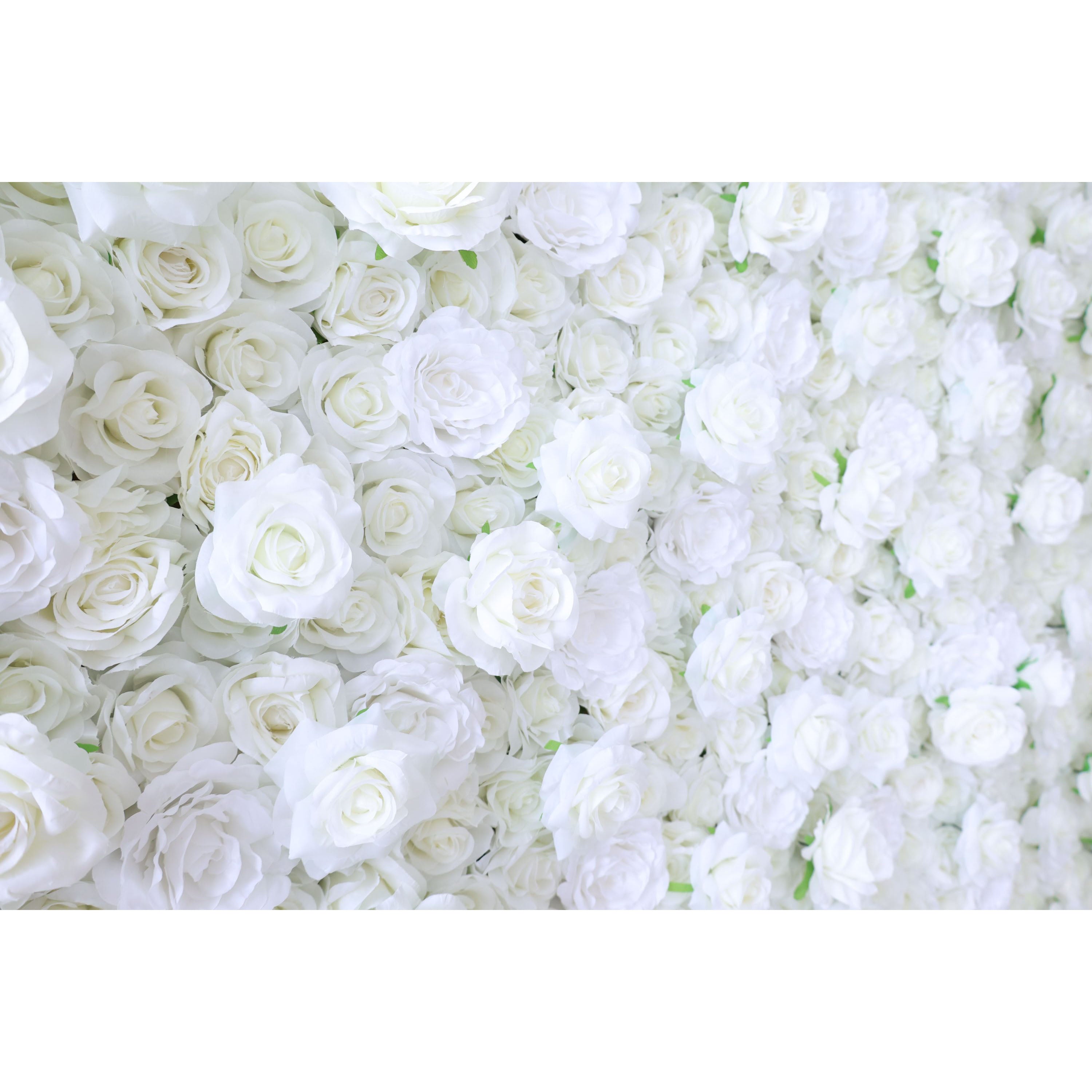 Valar Flowers Roll Up Fabric Artificial Flower Wall Wedding Backdrop, Floral Party Decor, Event Photography-VF-361