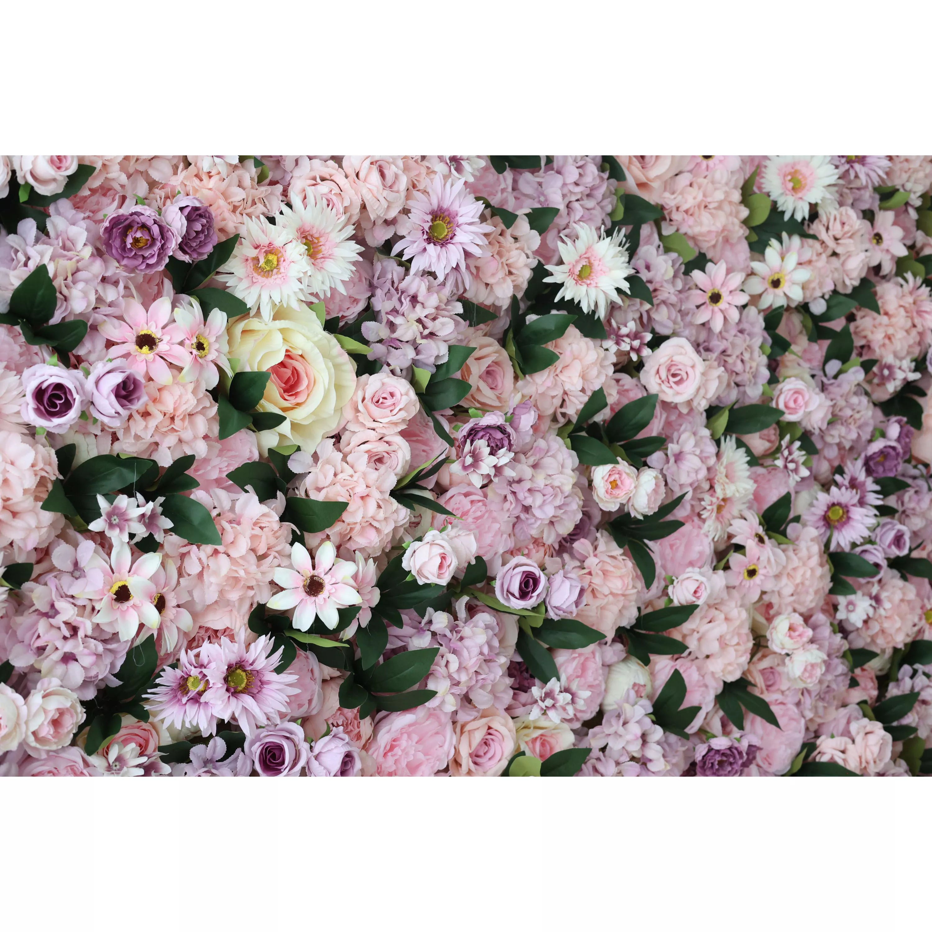 Fleurs Valar enroulables en tissu, mur de fleurs artificielles, toile de fond de mariage, décor de fête florale, photographie d'événement-VF-028 