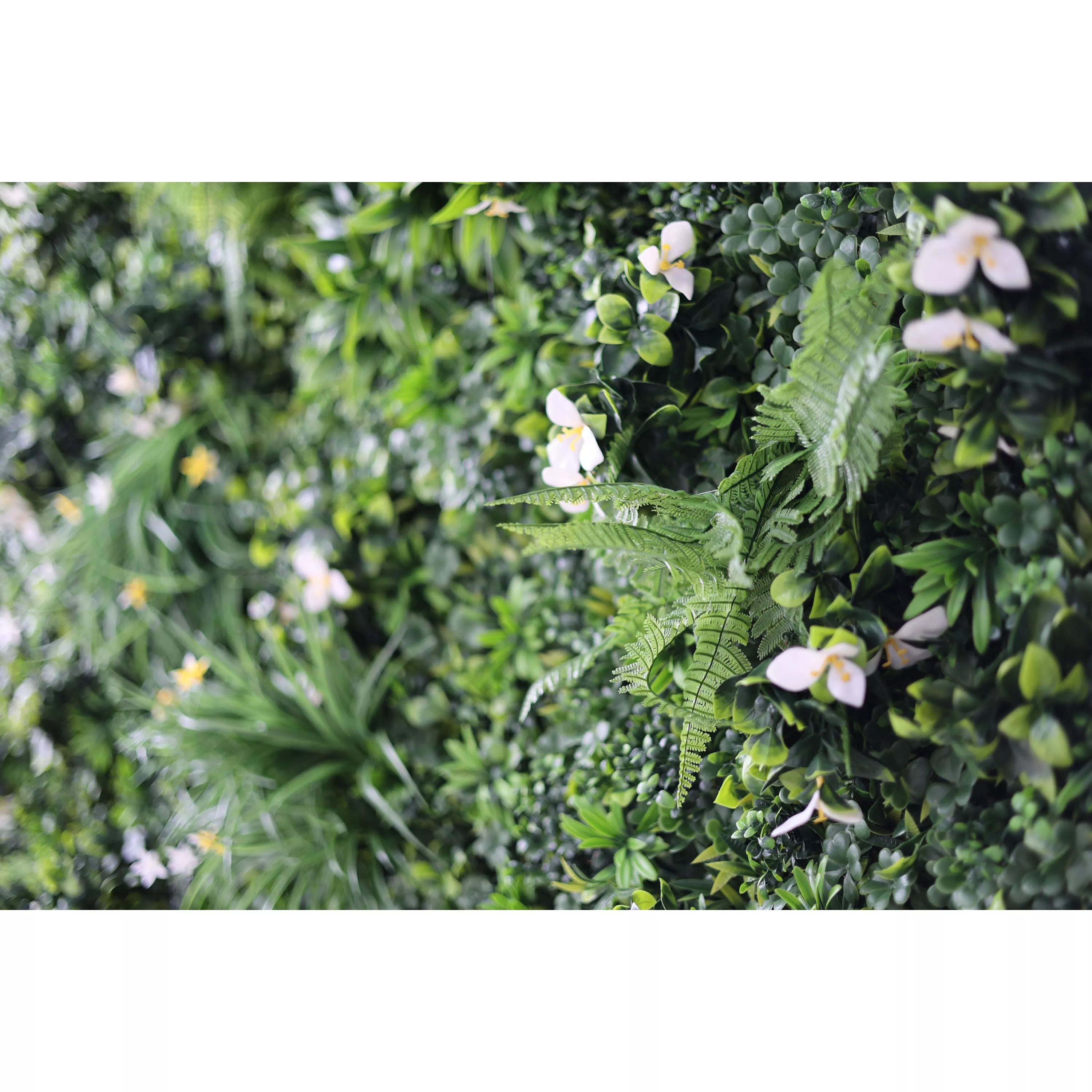 Fleurs Valar retrousser tissu artificiel vif vert herbe mur toile de fond de mariage, décor de fête florale, photographie d'événement-VF-086-4 