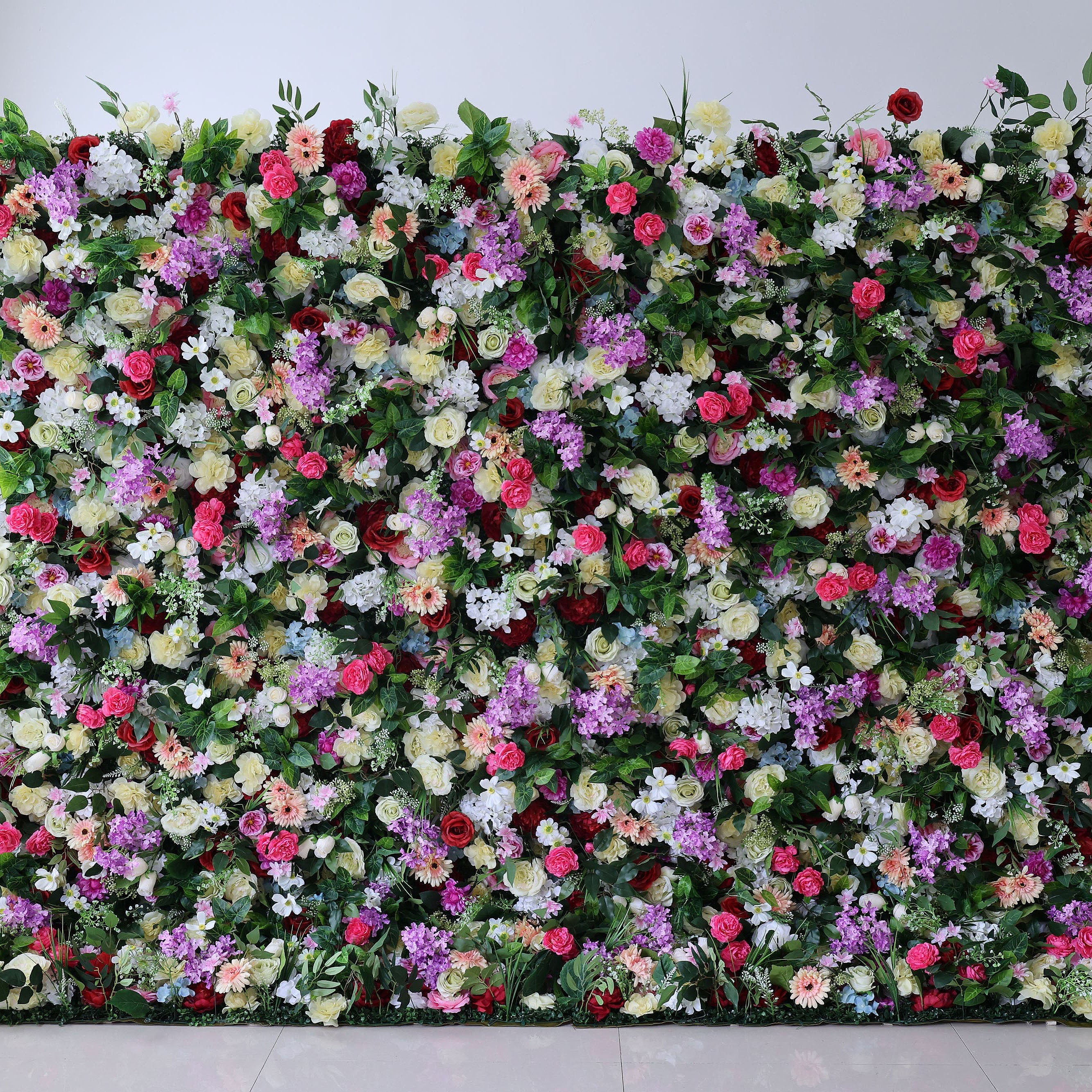 Fleurs Valar enroulables en tissu, mur de fleurs artificielles, toile de fond de mariage, décor de fête florale, photographie d'événement-VF-370 