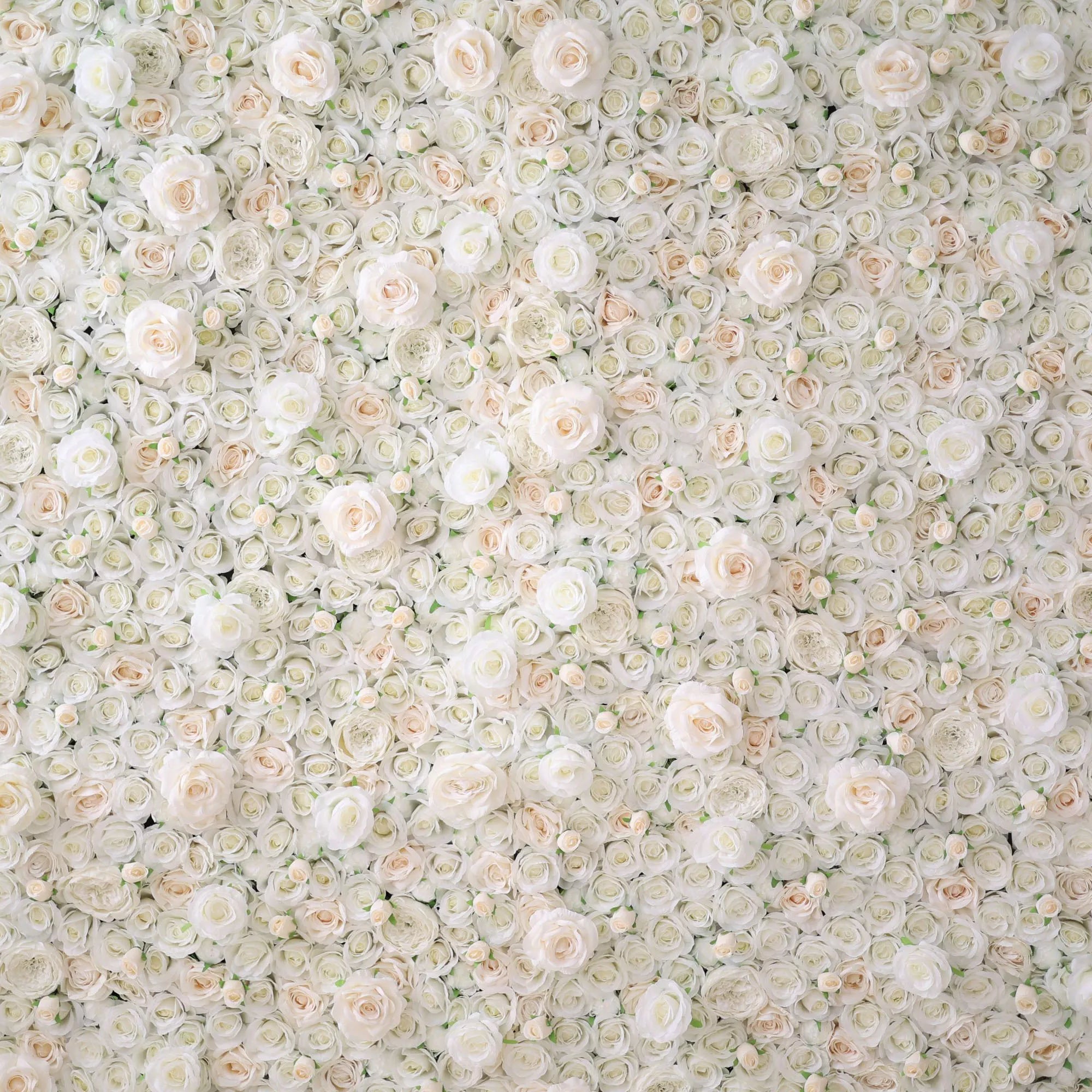 Valar Fleurs Roll Up Tissu Artificiel Citron Blanc Rose Rose Noyau Fleur Mur Toile De Fond De Mariage, Décor De Fête Florale, Photographie D'événement-VF-085-2 